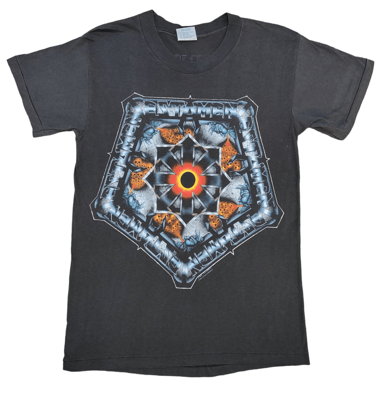image of Band Tees x Brockum 1992 Vintage Testament Band T in Black, Men's (Size Small)