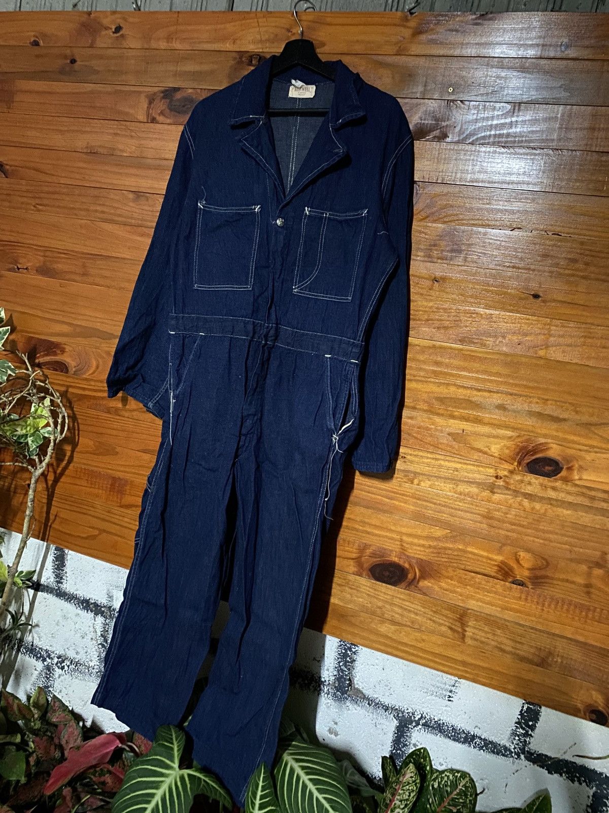 Vintage Vintage 50s-60s Bill-Well Boston Sanforized Denim Coverall Size US 34 / EU 50 - 4 Thumbnail
