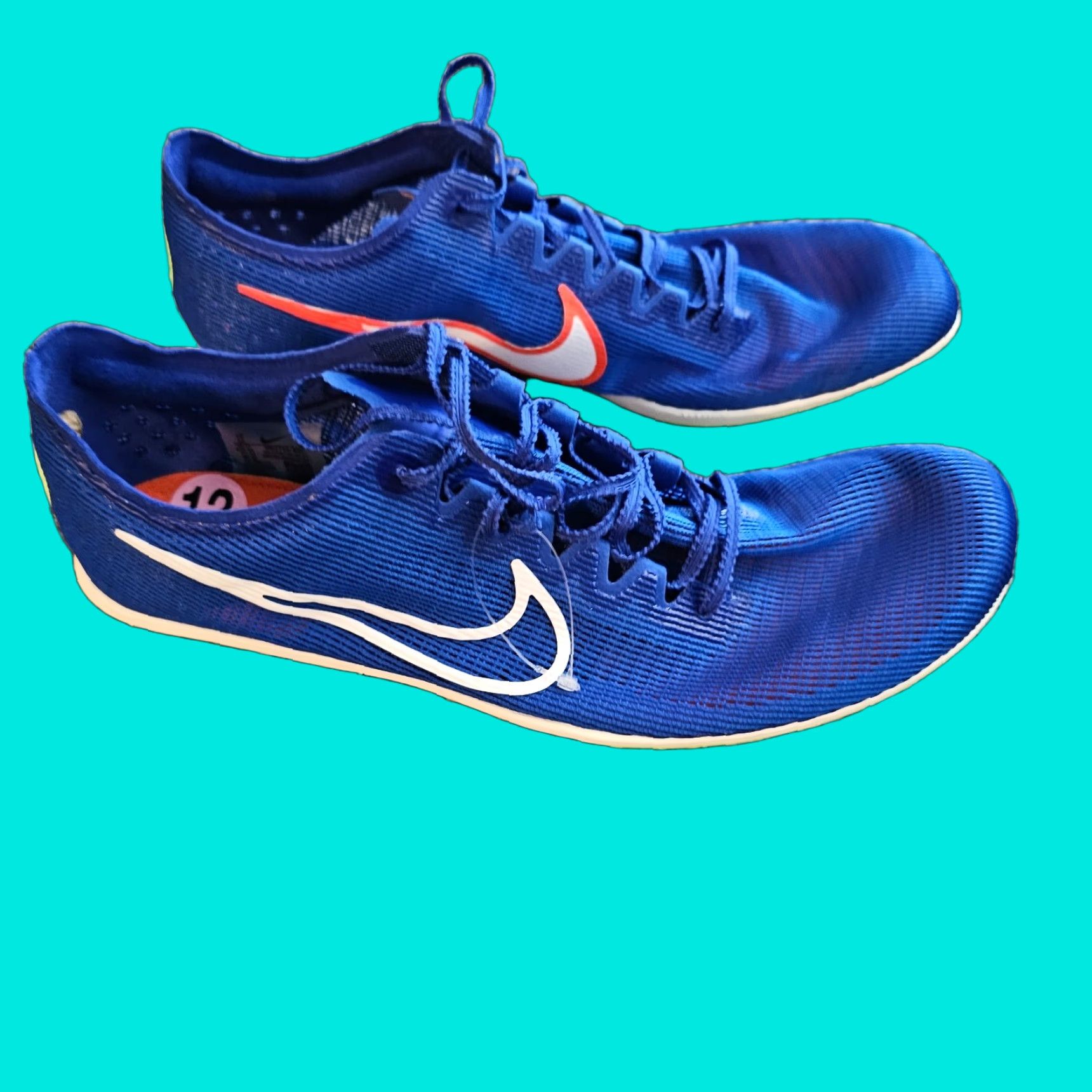 Nike VINTAGE Nike Zoom Mamba 6 Track & Field Mid Long Distance Racer Blue NO SPIKES Size 12 Mens Nike Mamba Sneaker Track & Field Nuggets Size US 12 / EU 45 - 1 Thumbnail