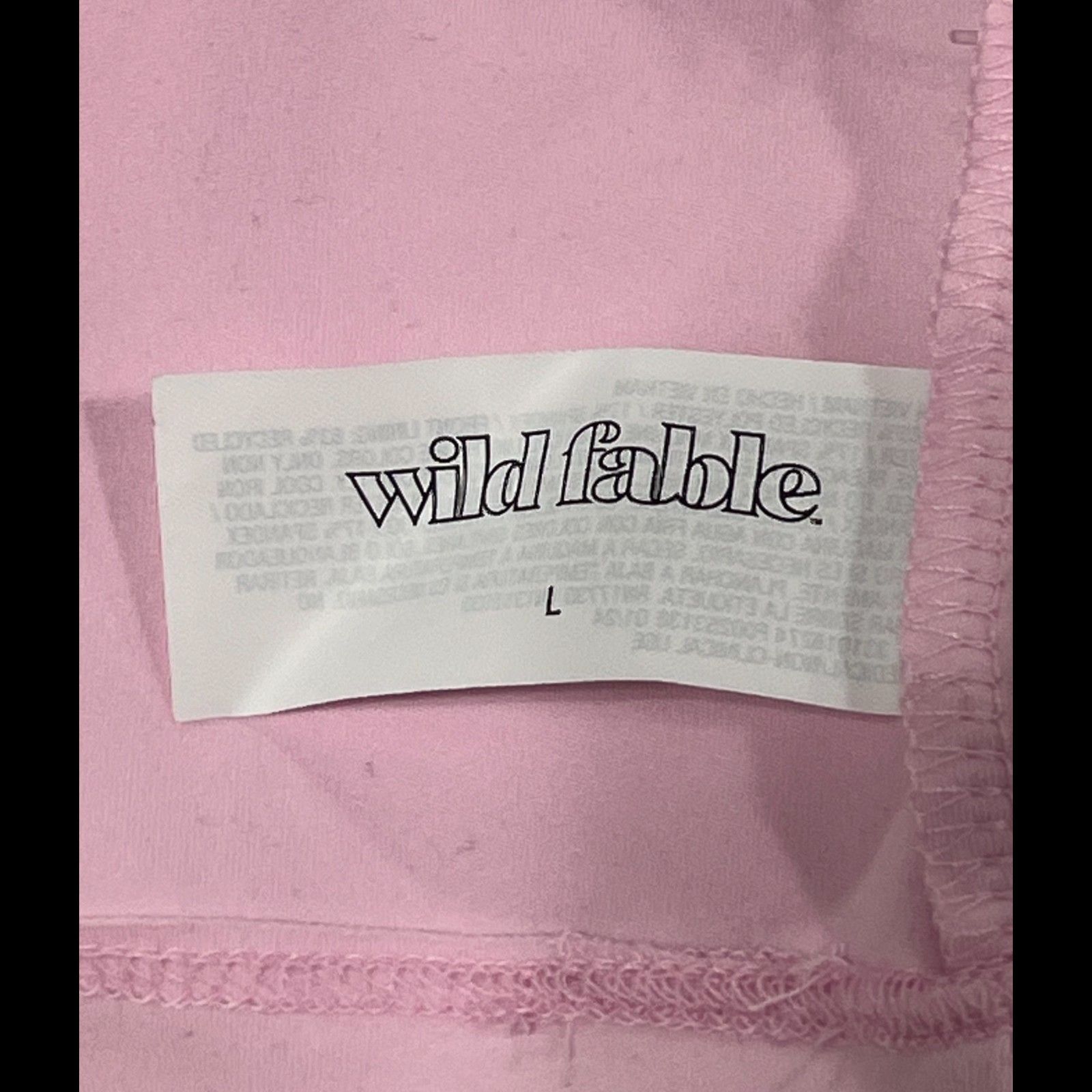 Other Wild Fable - Women's Plunge Butterbliss Tank Top - Light Pin Size L / US 10 / IT 46 - 11 Thumbnail