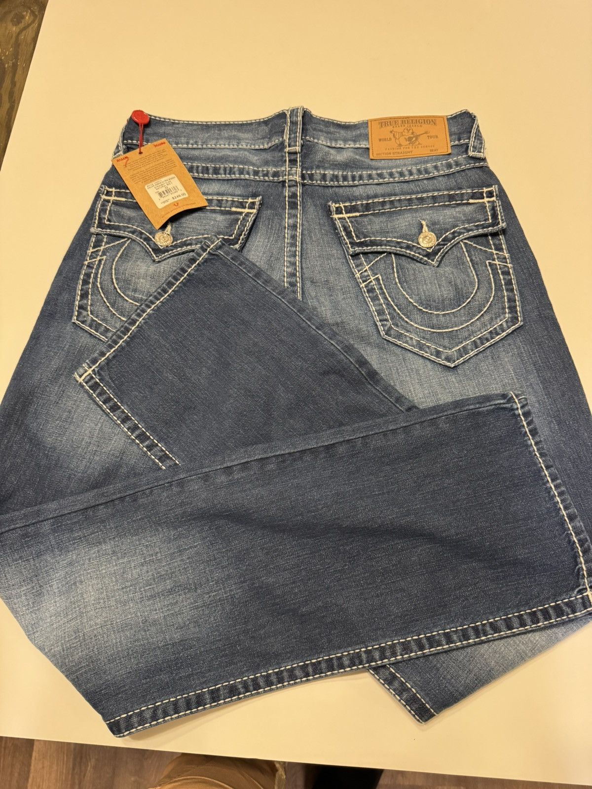 True Religion True Religion Blue Denim Jeans Size US 32 / EU 48 - 4 Thumbnail