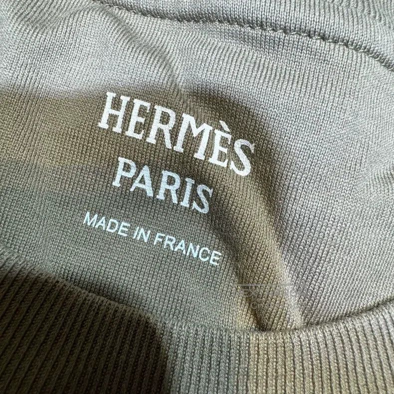 Hermes Hermes Women's Top with Single Pocket Embroidery Size XXS / US 00 / IT 34 - 3 Thumbnail