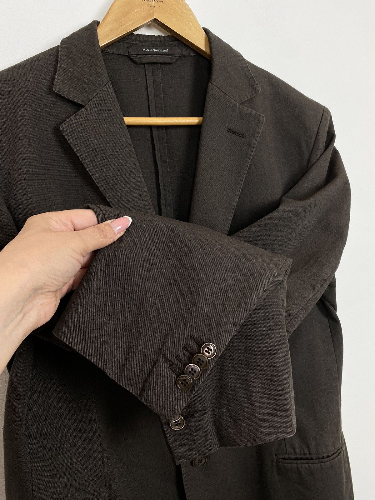Ermenegildo Zegna ZEGNA Buttons Up Long Sleeve Blazer Jacket Men’s Size 52R Size 52R - 5 Thumbnail