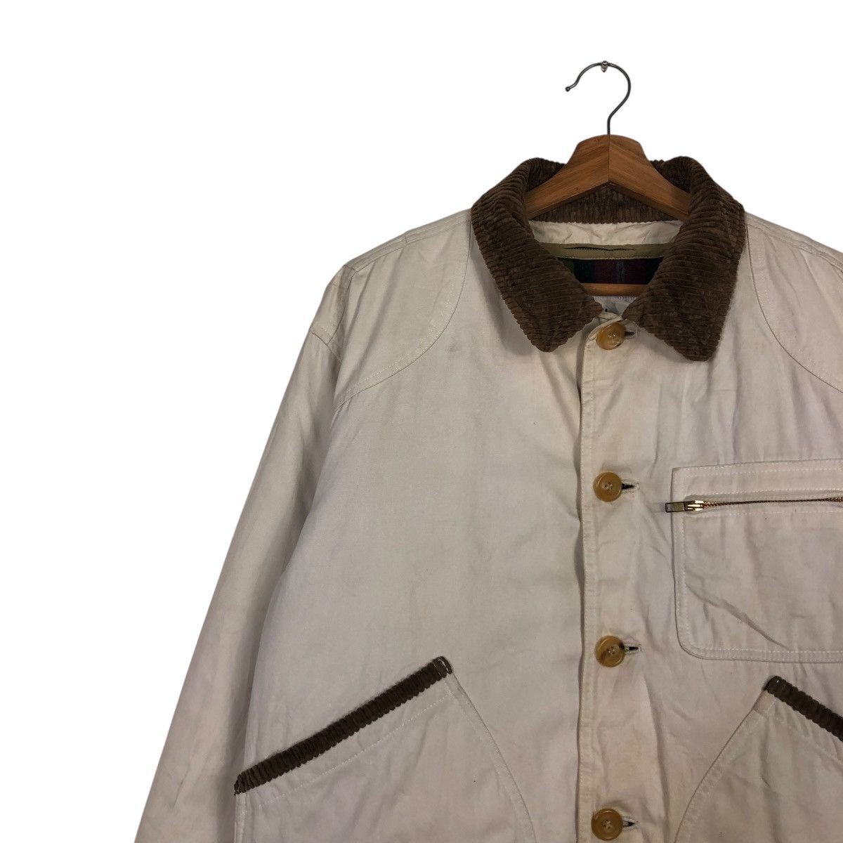 Japanese Brand 🔥VINTAGE CHORE JACKET BASSETT WALKER BLANKET ISSEY MIYAKE Size US M / EU 48-50 / 2 - 10 Thumbnail