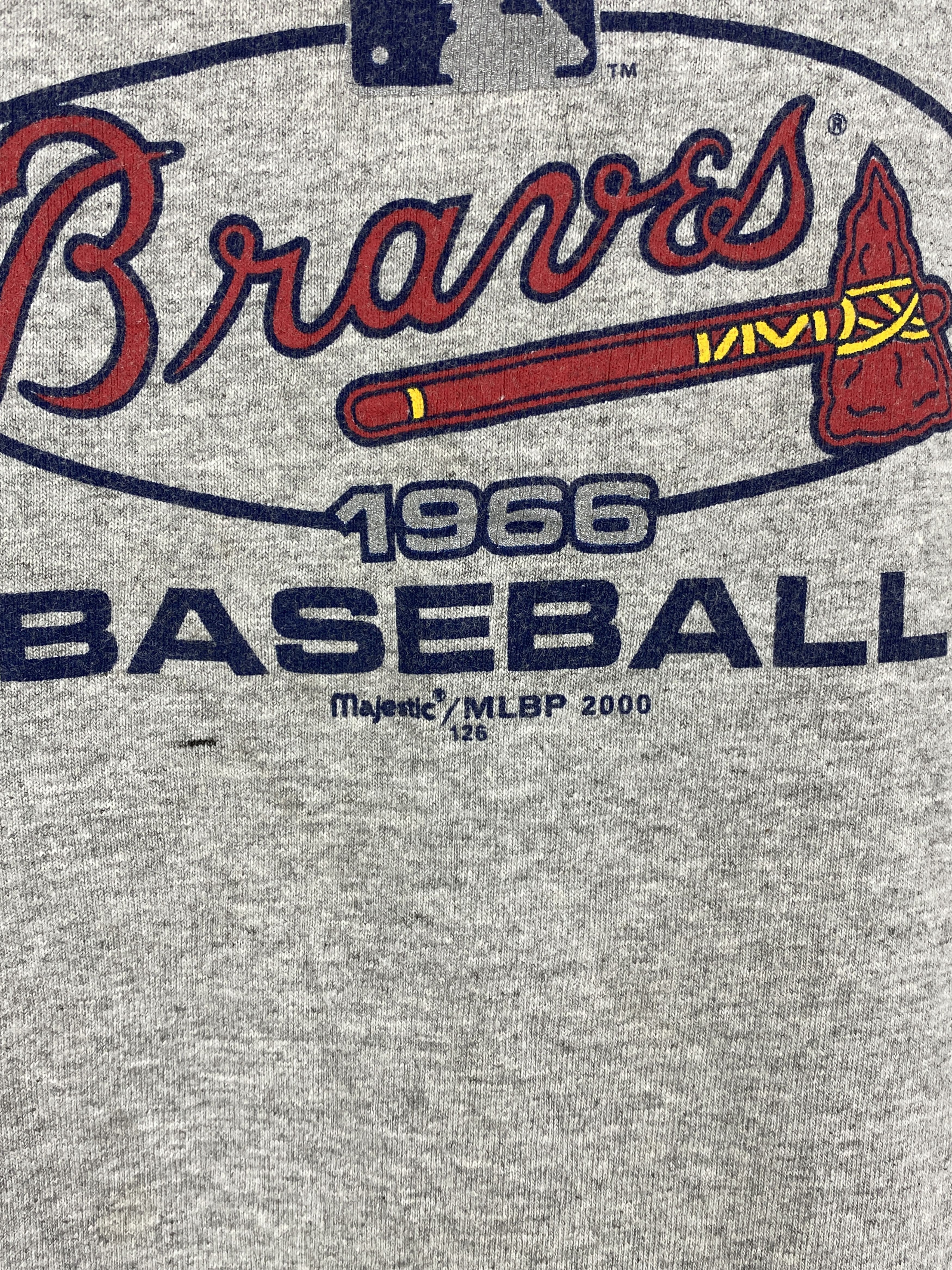 MLB × Vintage Vintage 90s MLB Atlanta Braves Baseball Team Tee TA0559 Size US L / EU 52-54 / 3 - 8 Thumbnail