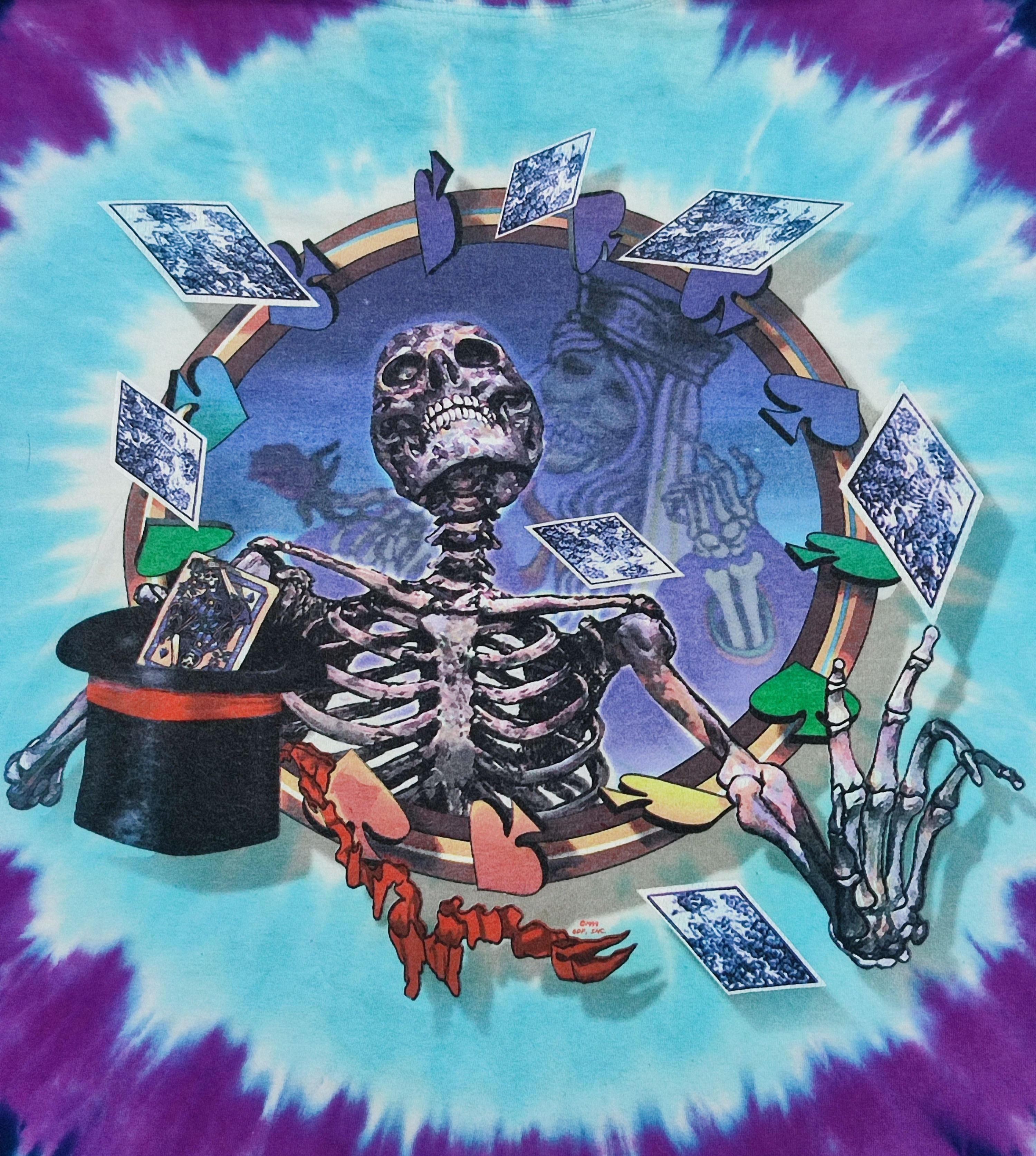 Grateful Dead × Liquid Blue True Vintage 1990s Grateful Dead Tie Dye Tee Size US L / EU 52-54 / 3 - 11 Thumbnail