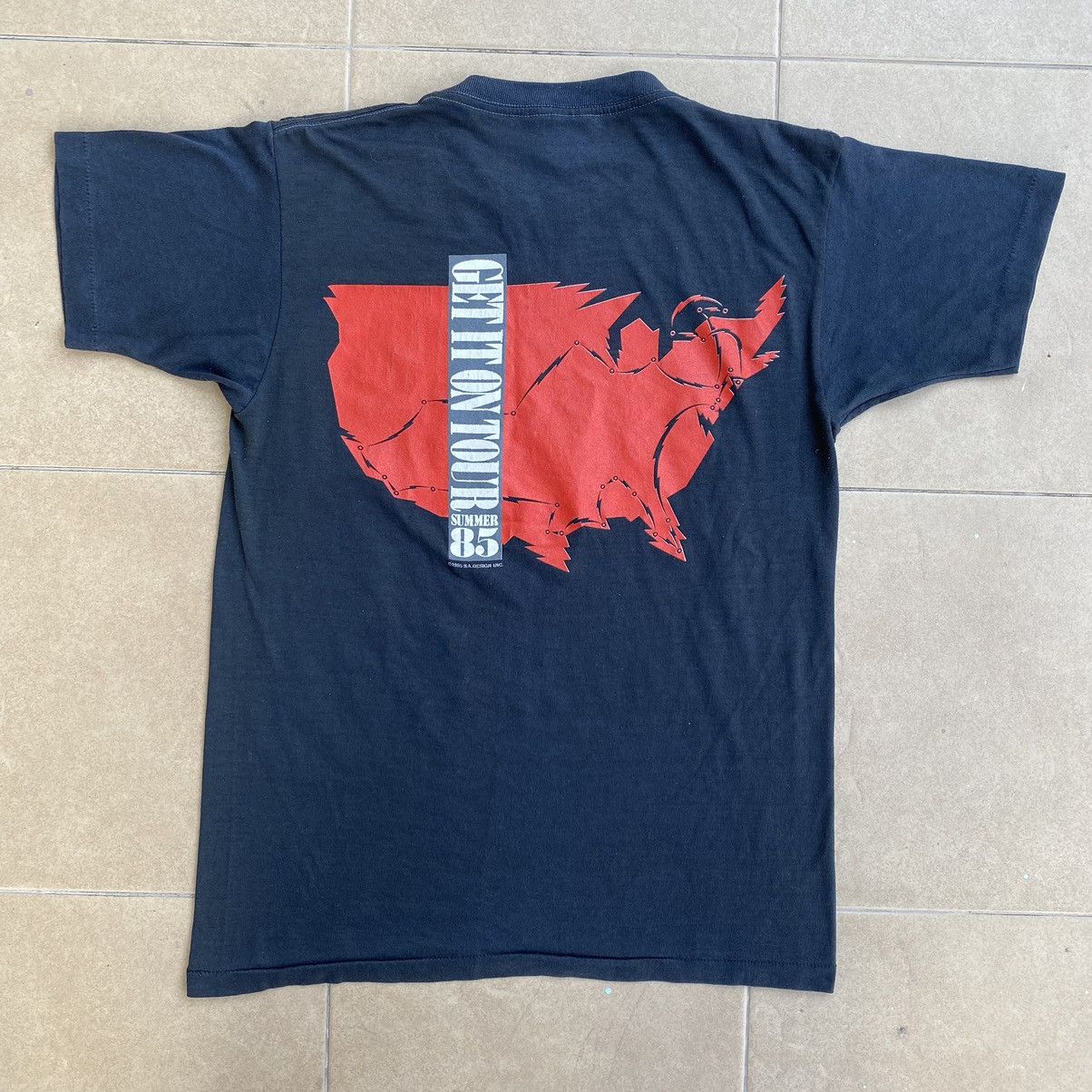 VINTAGE 80S THE POWER STATION T-SHIRT