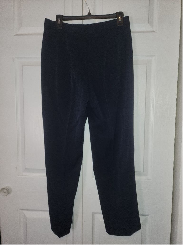 Other Women rafaella Petite Pants Size 10P Blue Size 32" / US 10 / IT 46 - 4 Thumbnail