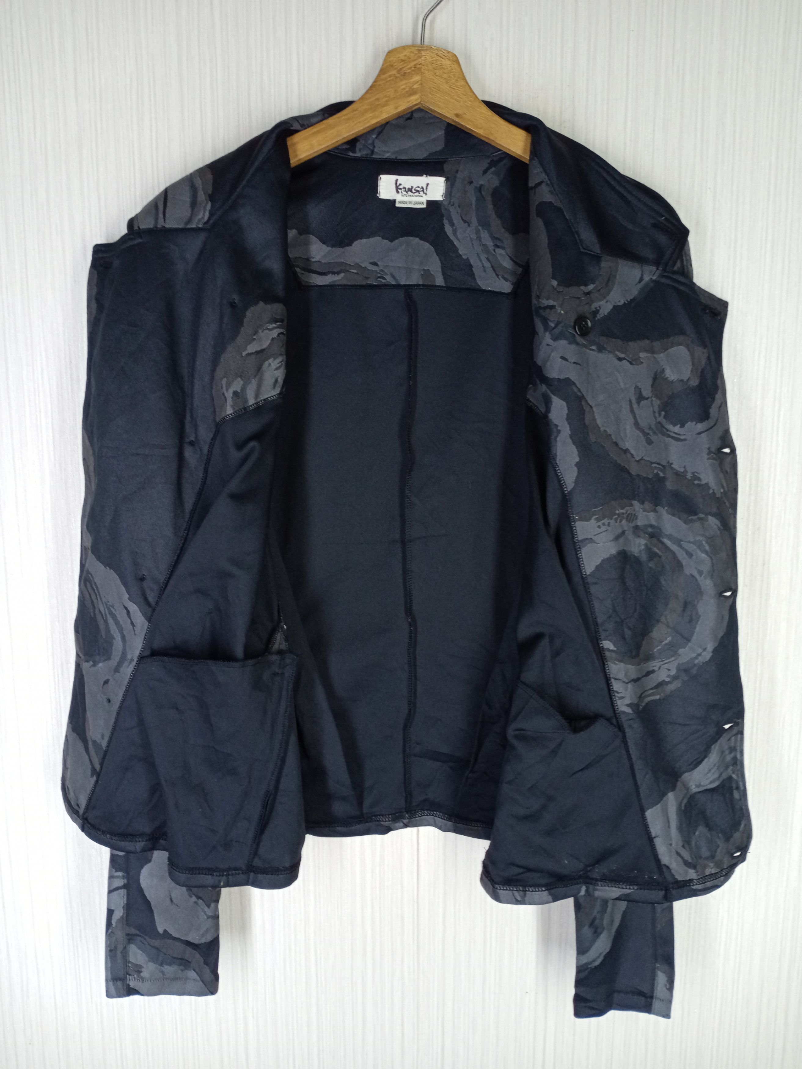 Kansai Yamamoto Rare Vintage Kansai International Asymmetrical Jacket Size US S / EU 44-46 / 1 - 4 Thumbnail
