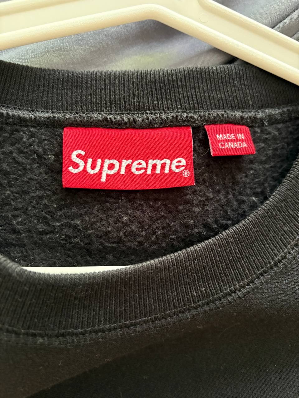Supreme Supreme Box Logo Crewneck Black Size US L / EU 52-54 / 3 - 1 Thumbnail