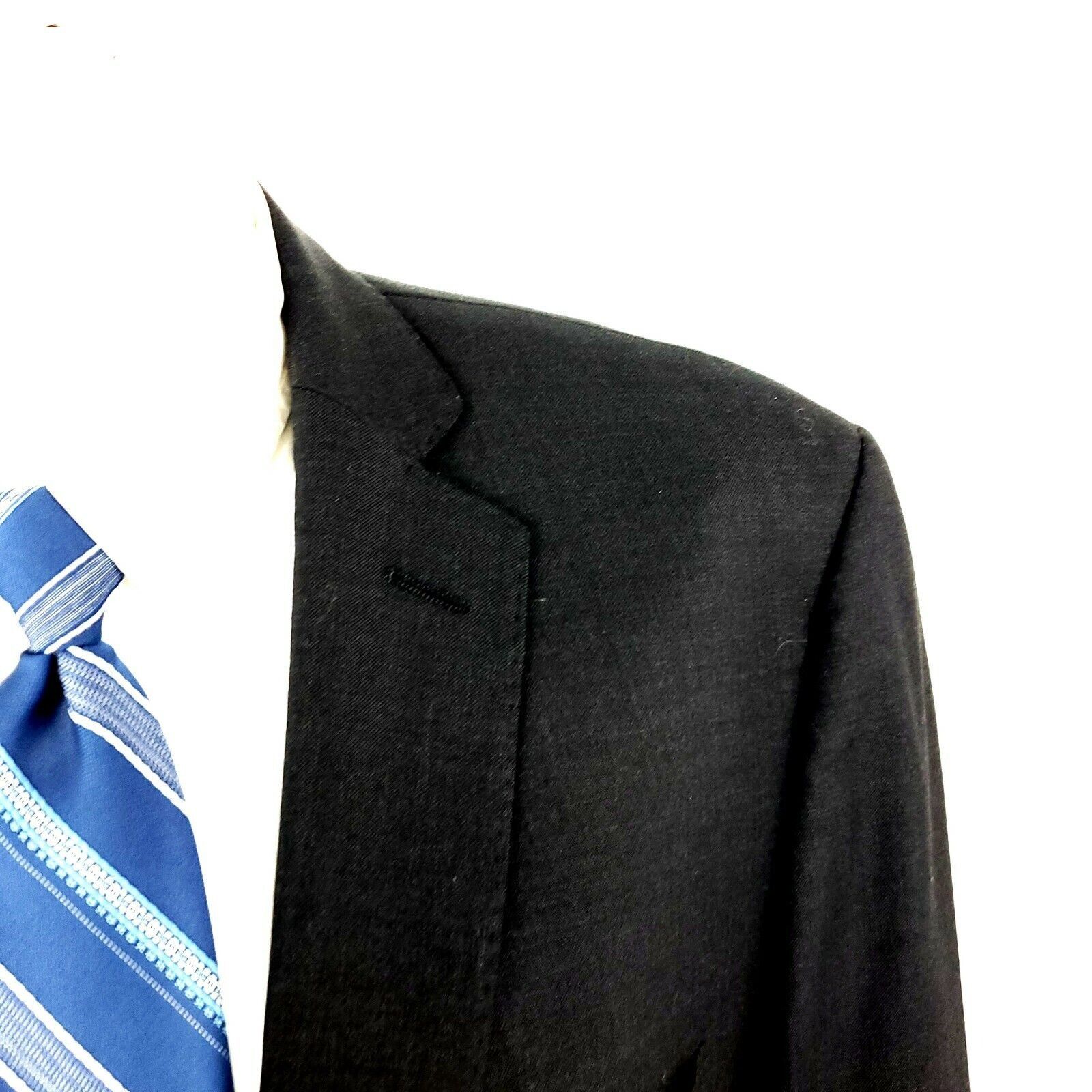 Joseph Abboud Joseph Abboud Wool 2 Button Blazer 46R Gray Slim Fit 48R Size 46R - 2 Thumbnail