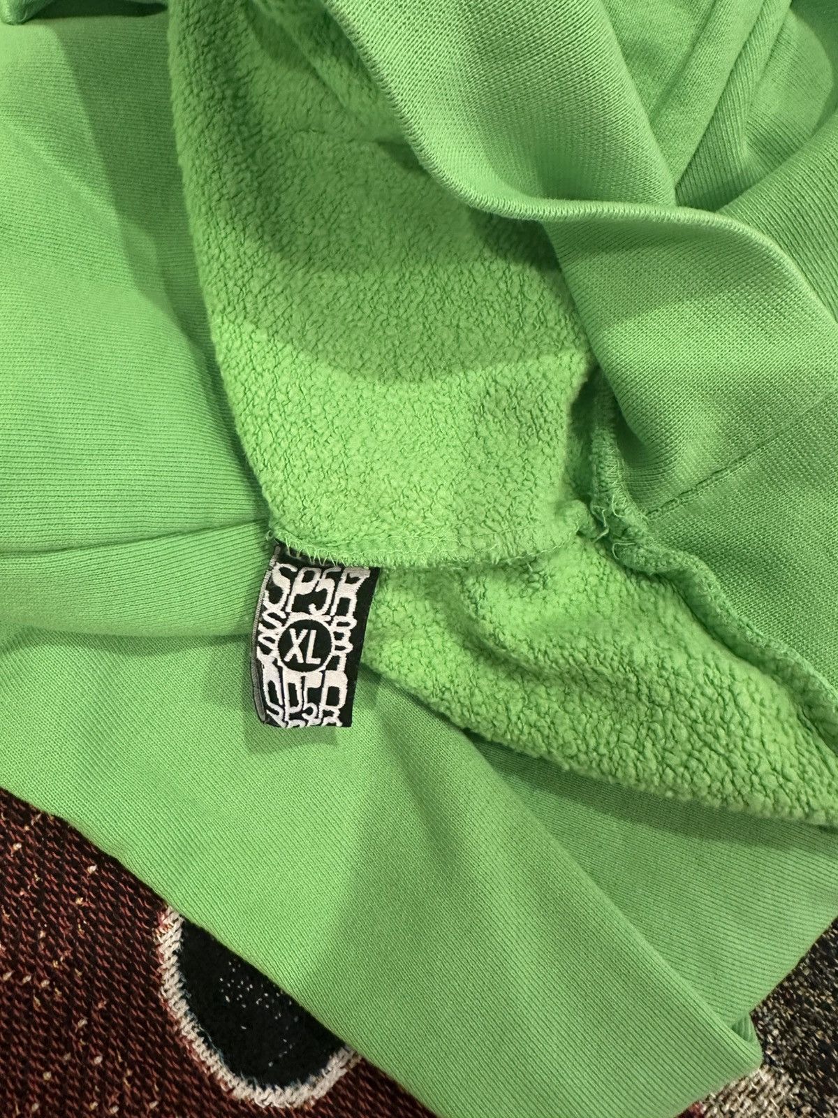 Sp5der Sp5der Slime Green Web Rhinestone Hoodie Size US XL / EU 56 / 4 - 6 Thumbnail