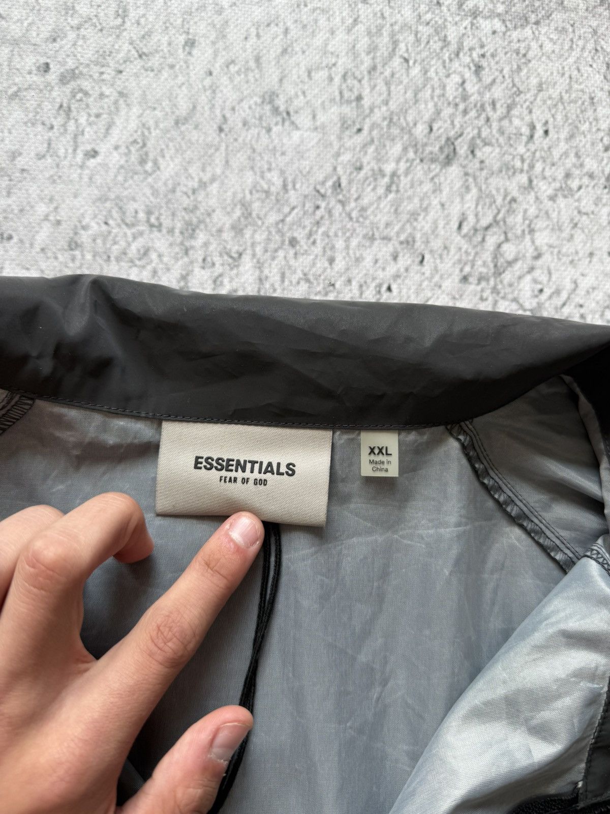 Fear of God FEAR OF GOD ESSENTIALS NYLON JACKET HALF ZIP Size US XXL / EU 58 / 5 - 6 Thumbnail
