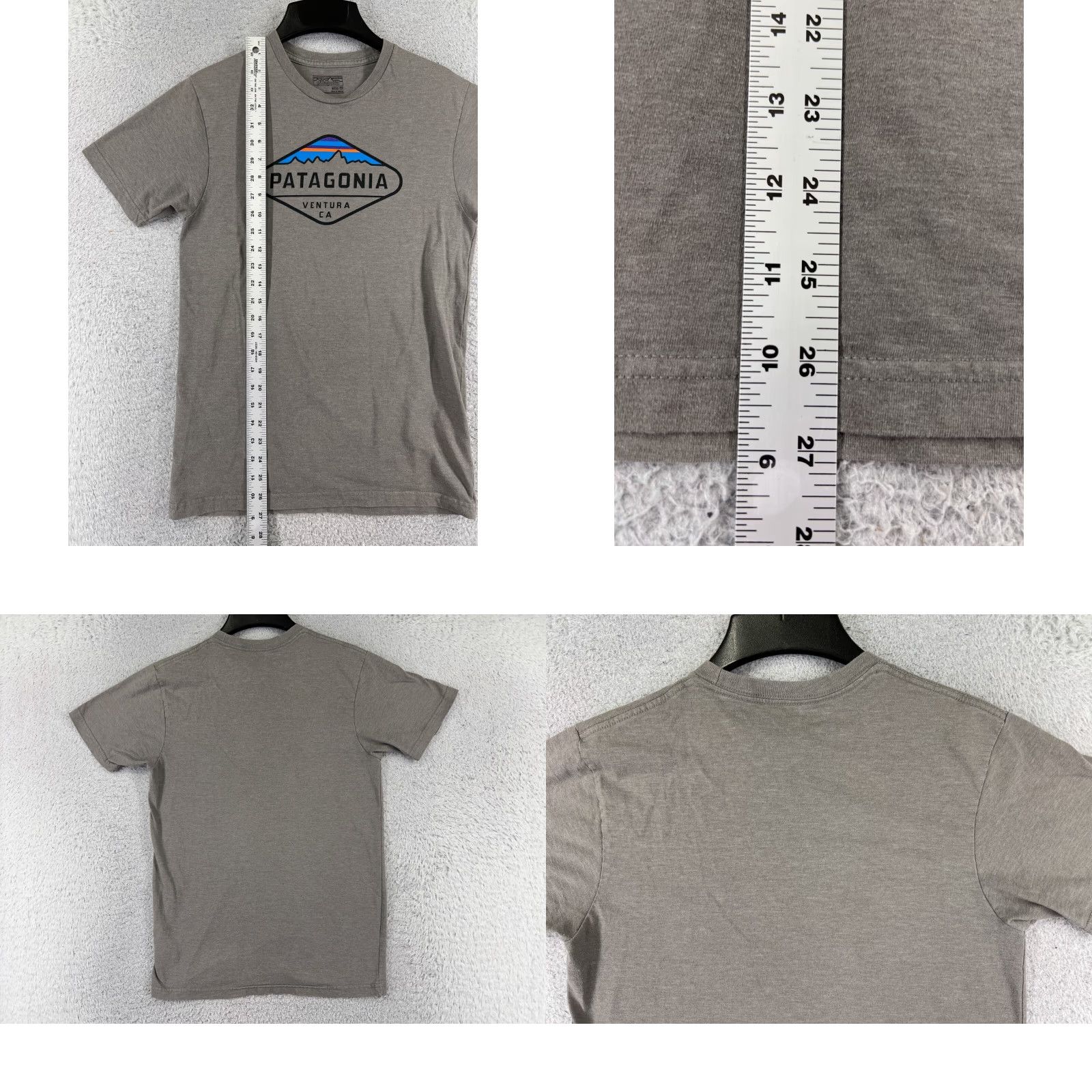 Patagonia Patagonia Shirt Men Small Gray Fitz Roy Print Short Sleeve Cotton Blend Crew Nec Size US S / EU 44-46 / 1 - 9 Thumbnail
