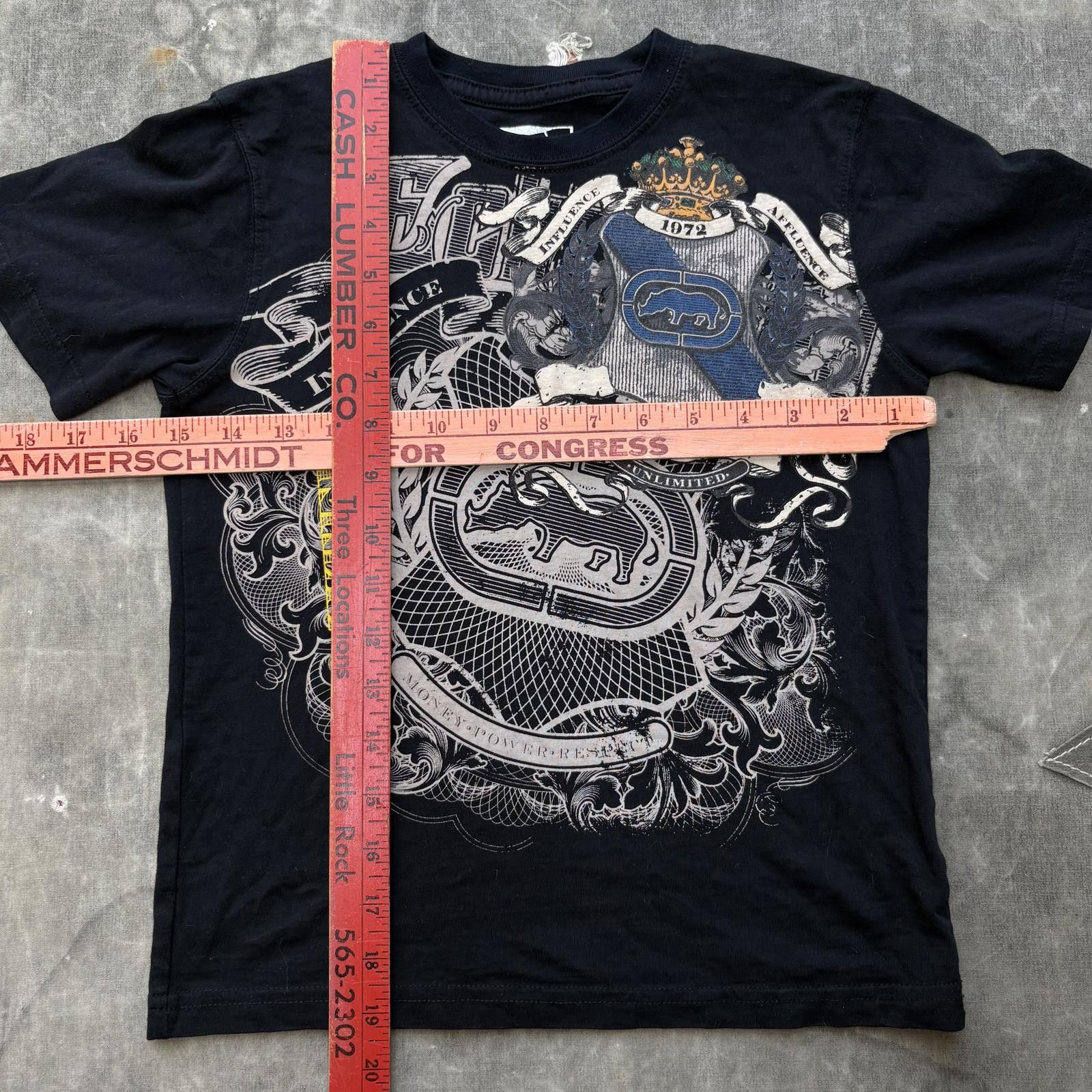 Ecko Unltd. Vintage Y2K Ecko Unltd. Grunge Graphic Women’s Baby Tee Size S / US 4 / IT 40 - 4 Thumbnail
