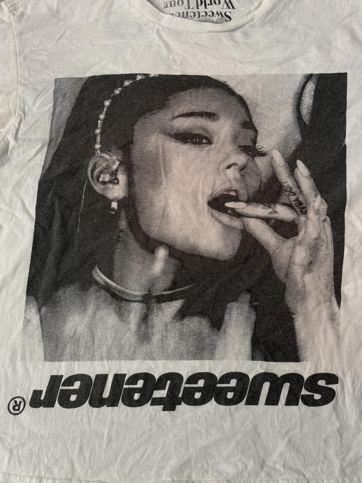Designer Ariana Grande T-shirt Sweetener World Tour Thank u Next XS Size US XS / EU 42 / 0 - 3 Thumbnail