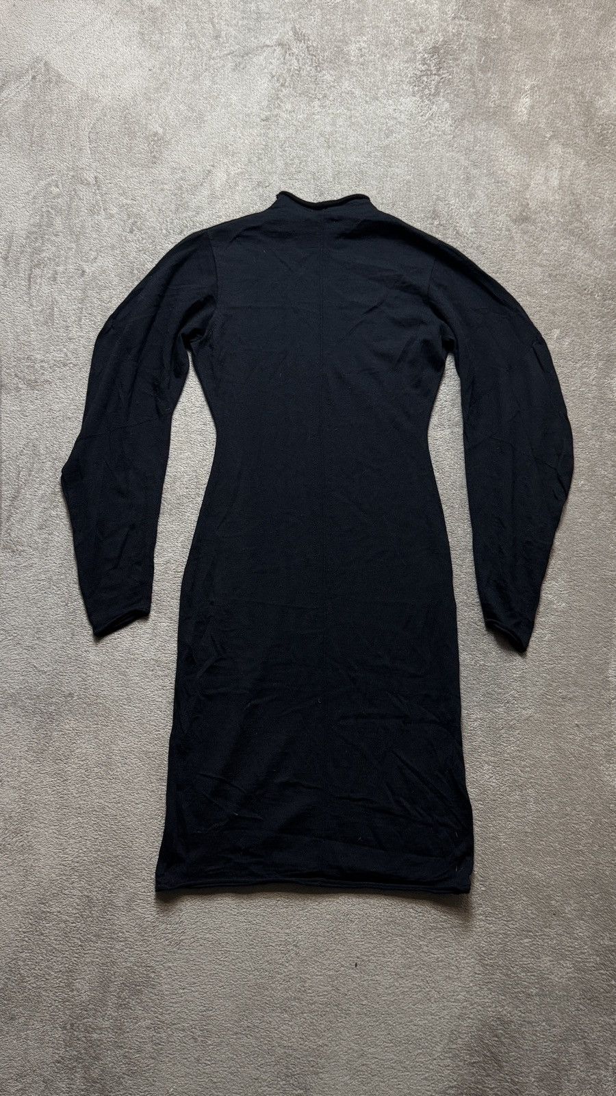 Japanese Brand Archive Rick Owens Yohji Yamamoto Margiela Style Wool Dress Size XS / US 0-2 / IT 36-38 - 2 Thumbnail