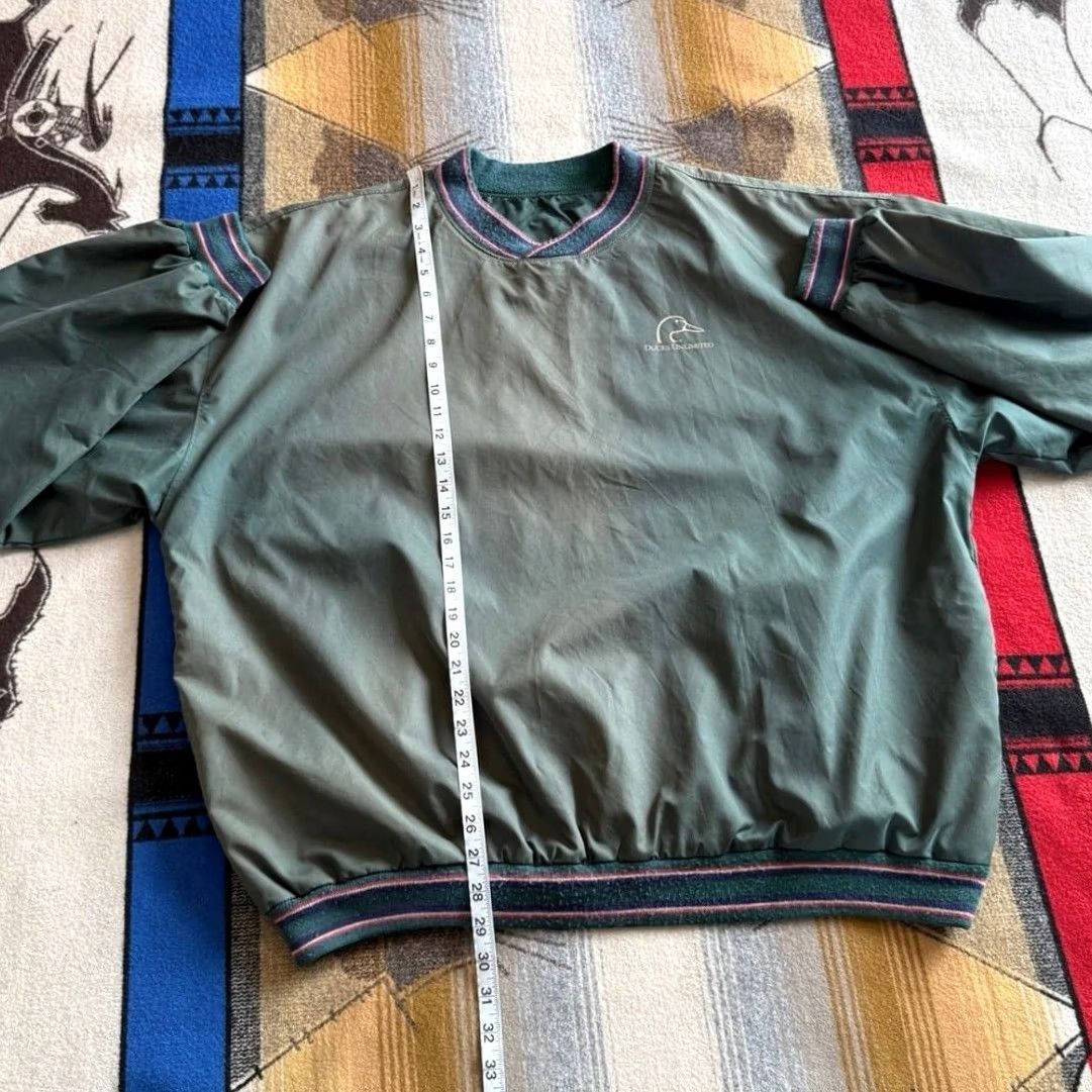 Vintage VINTAGE Ducks Unlimited Pullover Windbreaker XL Green 90s Outdoor Nature Hunting Mens Size US XL / EU 56 / 4 - 6 Thumbnail