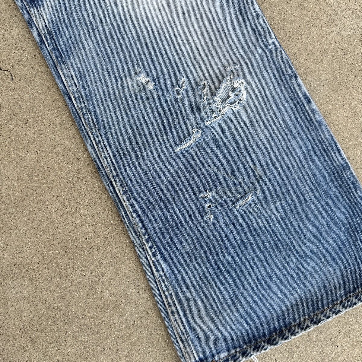 Levi's Vintage 70s Levis Jeans 34x30 Blue Denim Bootcut Bell Bottom Size US 34 / EU 50 - 7 Thumbnail