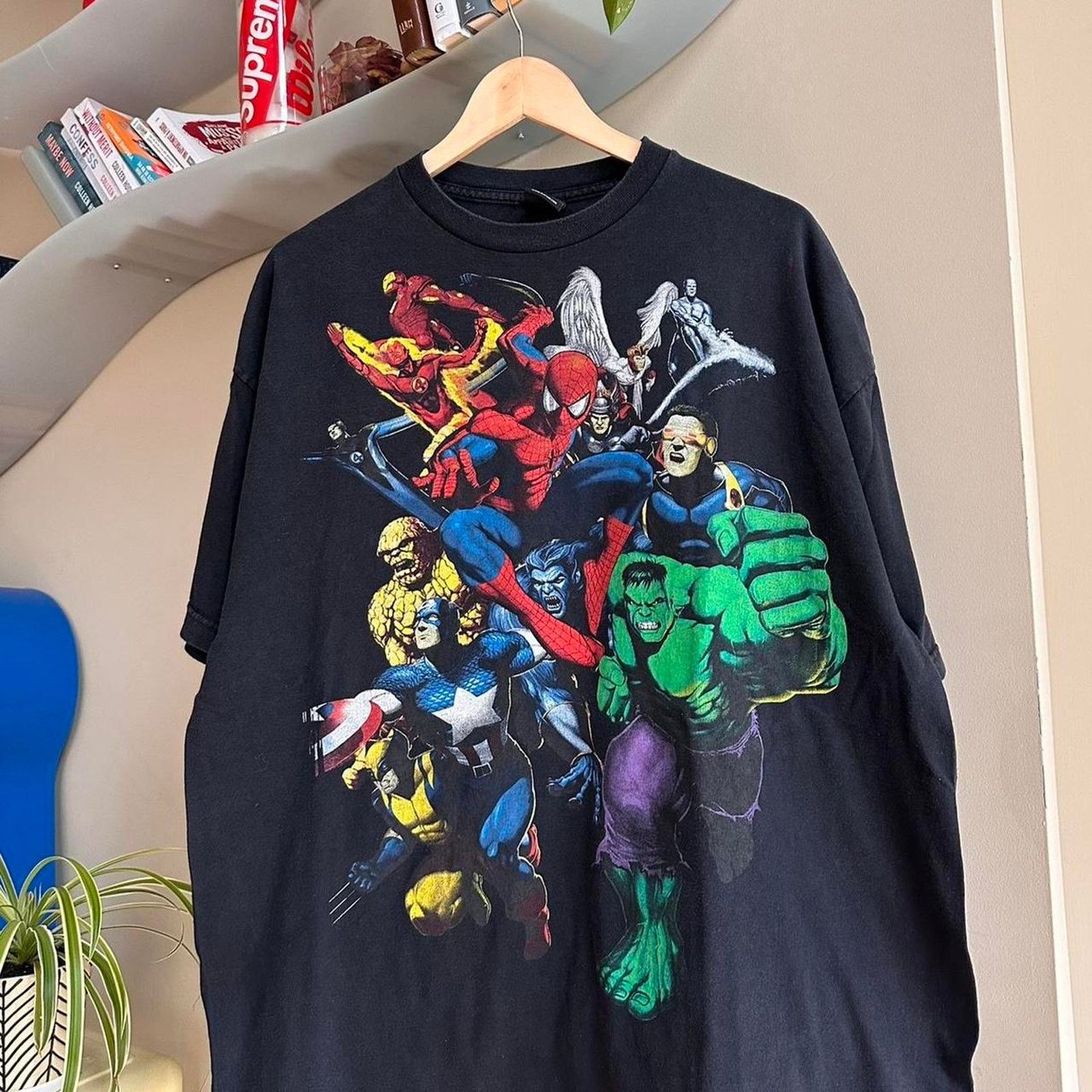 Marvel Comics × Vintage Vintage Marvel Mad Engine Shirt Size US XL / EU 56 / 4 - 2 Thumbnail