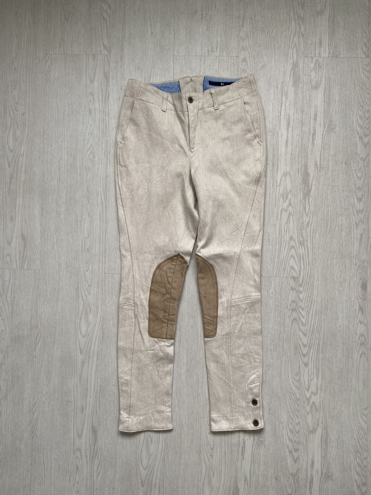 45rpm × Vintage Vintage 45RPM Horse Hide knee Pants Size US 30 / EU 46 - 1 Thumbnail