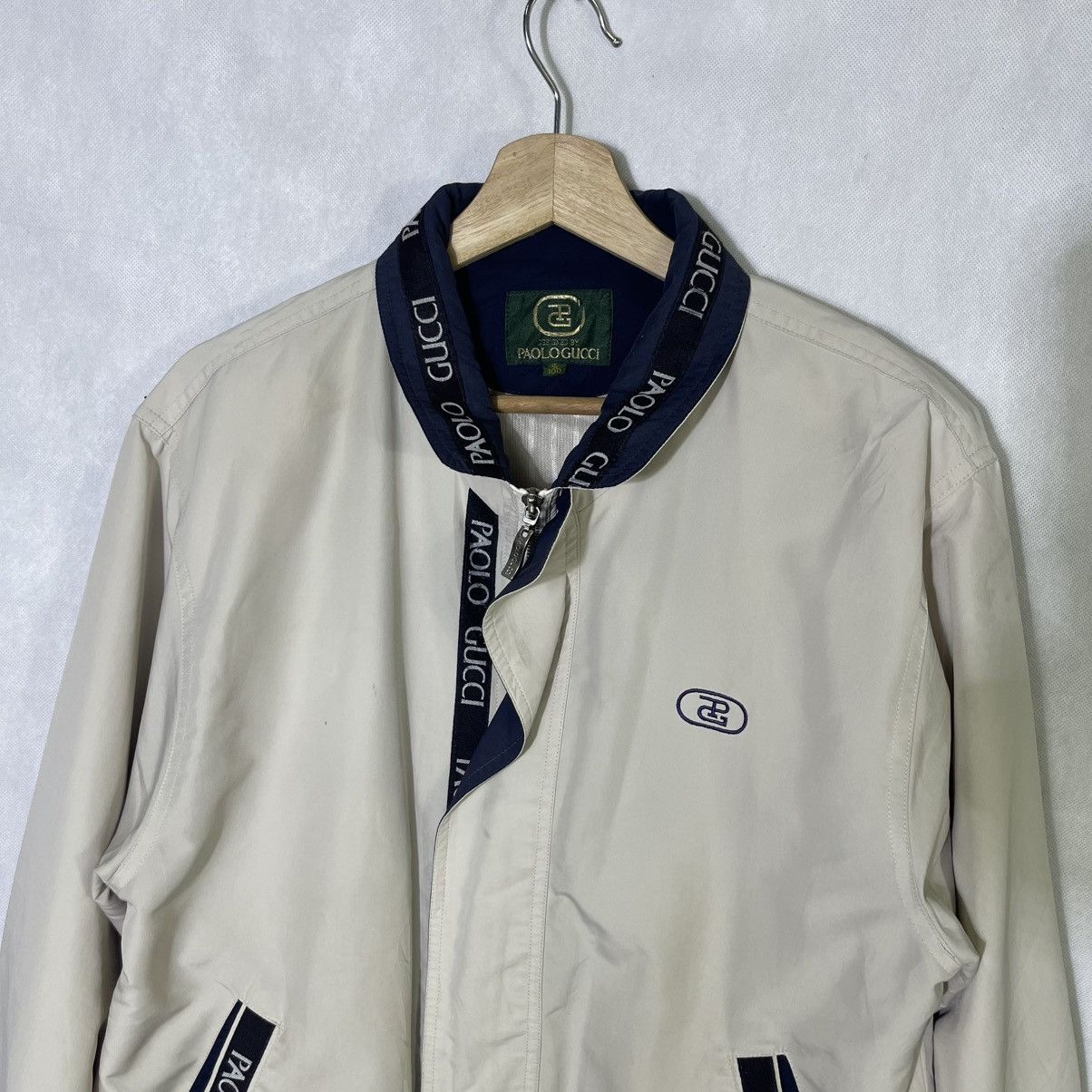 Paolo Gucci Rare! Vintage Paolo Gucci Tape Jacket Size US M / EU 48-50 / 2 - 6 Thumbnail