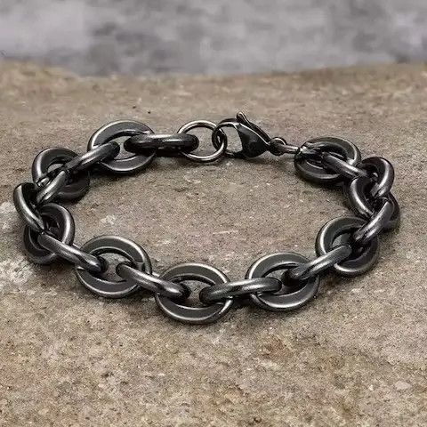 Jewelry Oval Shape Chain Bracelet Size ONE SIZE - 2 Thumbnail