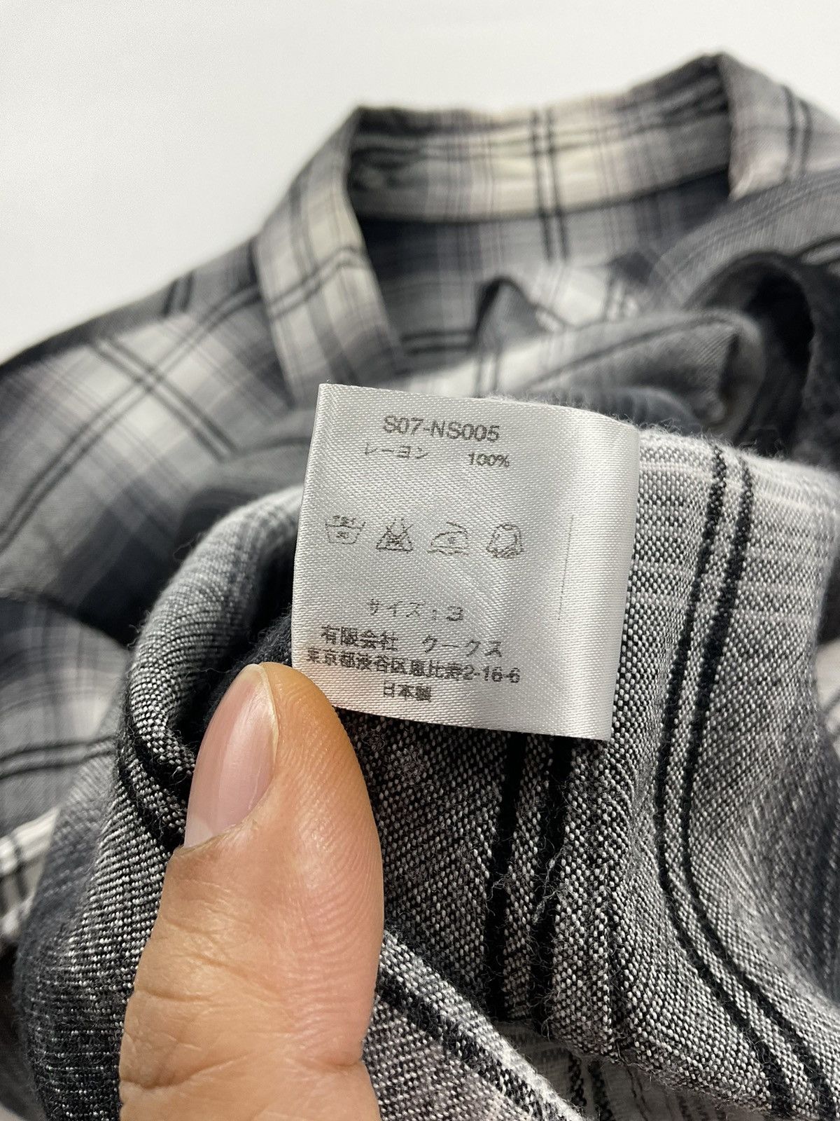 Number (N)ine Number (N)ine S/S'07 Western Plaid Shirt Size US S / EU 44-46 / 1 - 12 Thumbnail