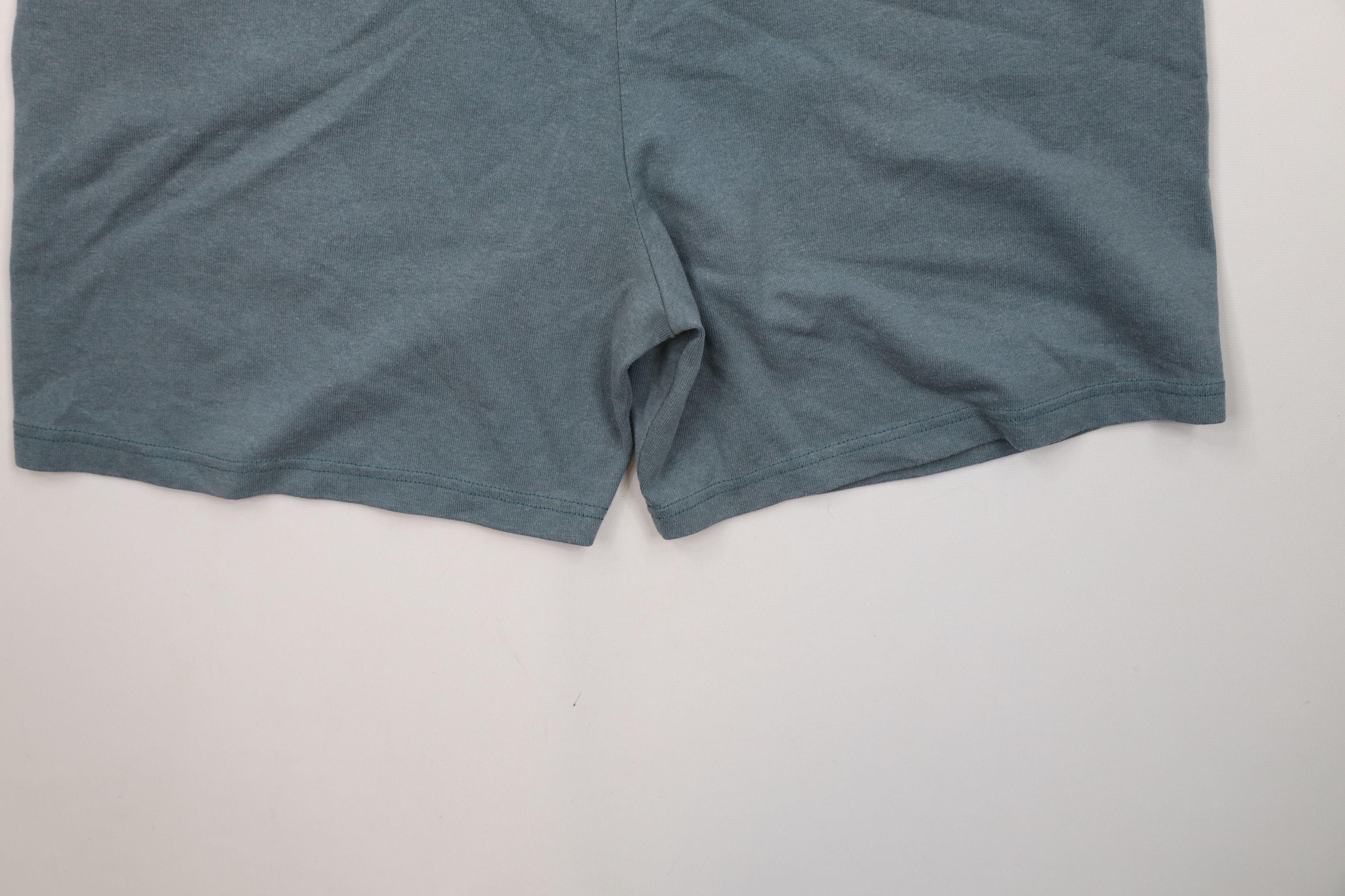 Champion × Vintage Vintage 80s 90s Champion Above Knee Shorts Teal Cotton AS IS Size US 36 / EU 52 - 14 Thumbnail