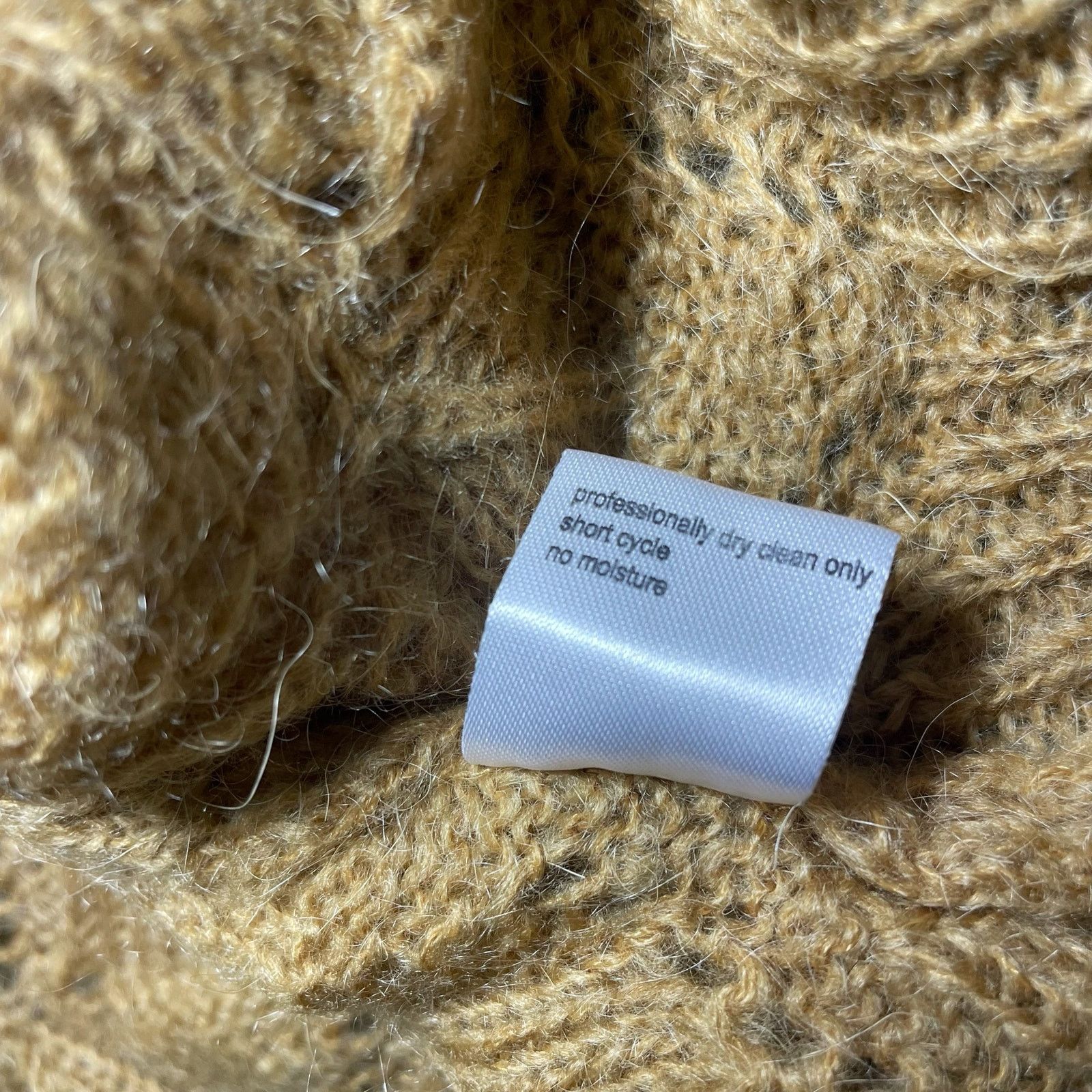 Other Elsamanda Diamond Knit Cowl Neck Sweater Mohair Blend Small Size S / US 4 / IT 40 - 5 Thumbnail