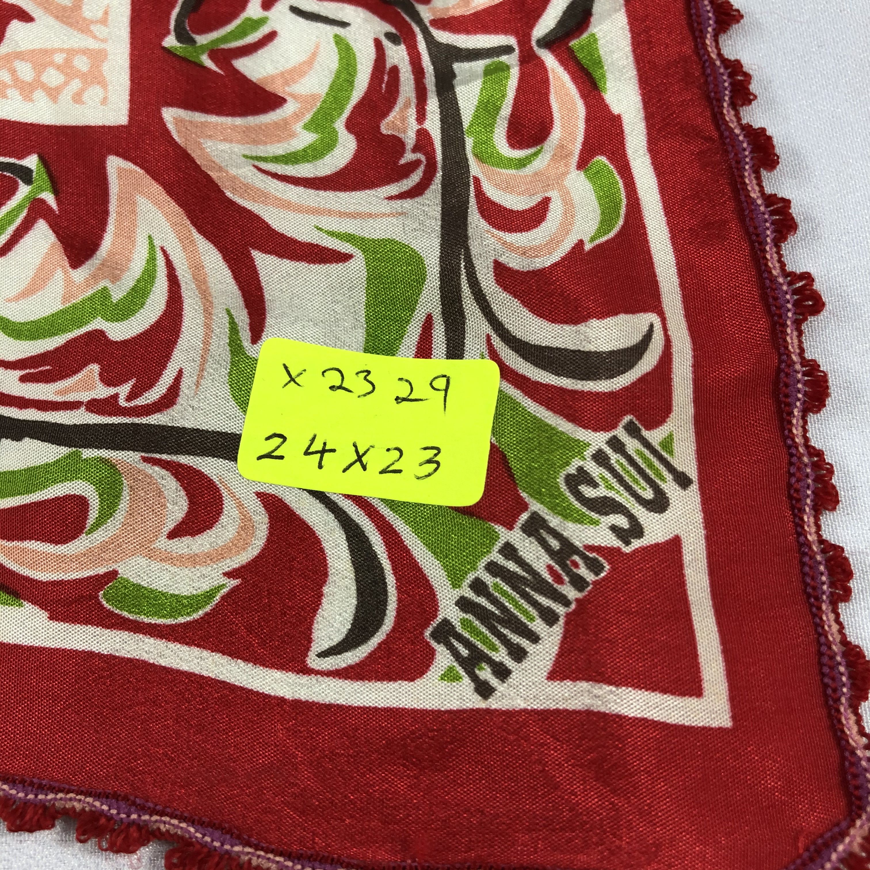 Anna Sui Vintage Anna Sui Silk Scarf Size ONE SIZE - 7 Thumbnail