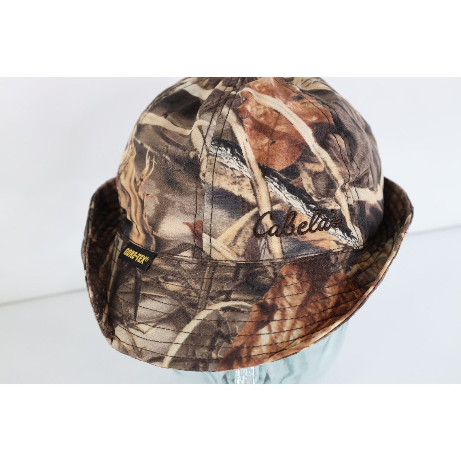 Cabelas Vintage 90s Cabelas Waterproof Goretex Camouflage Jones Hat Size ONE SIZE - 2 Thumbnail