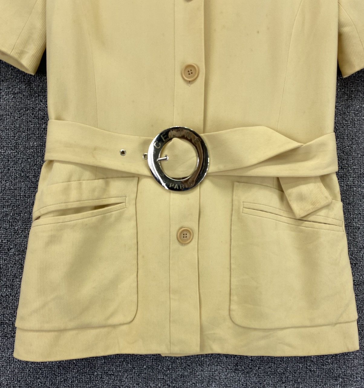 Celine Vintage Celine Paris Shirts Button Up Flannel Size M / US 6-8 / IT 42-44 - 9 Thumbnail