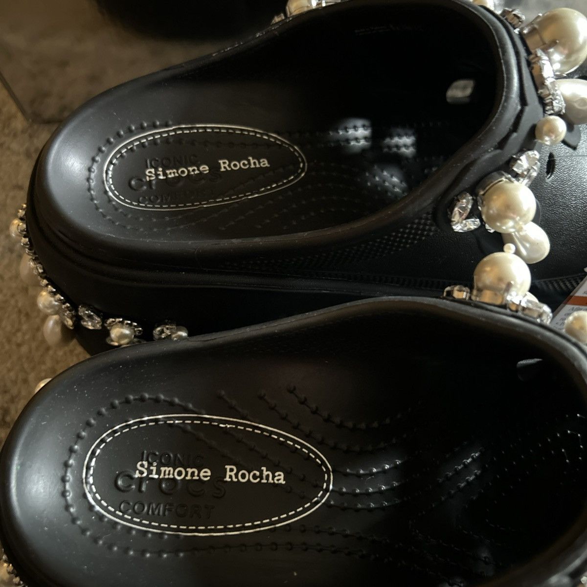 Crocs × Simone Rocha SIMONE ROCHA X Crocs Women's Siren Spiked Clog Black Size US 7 / IT 37 - 4 Thumbnail