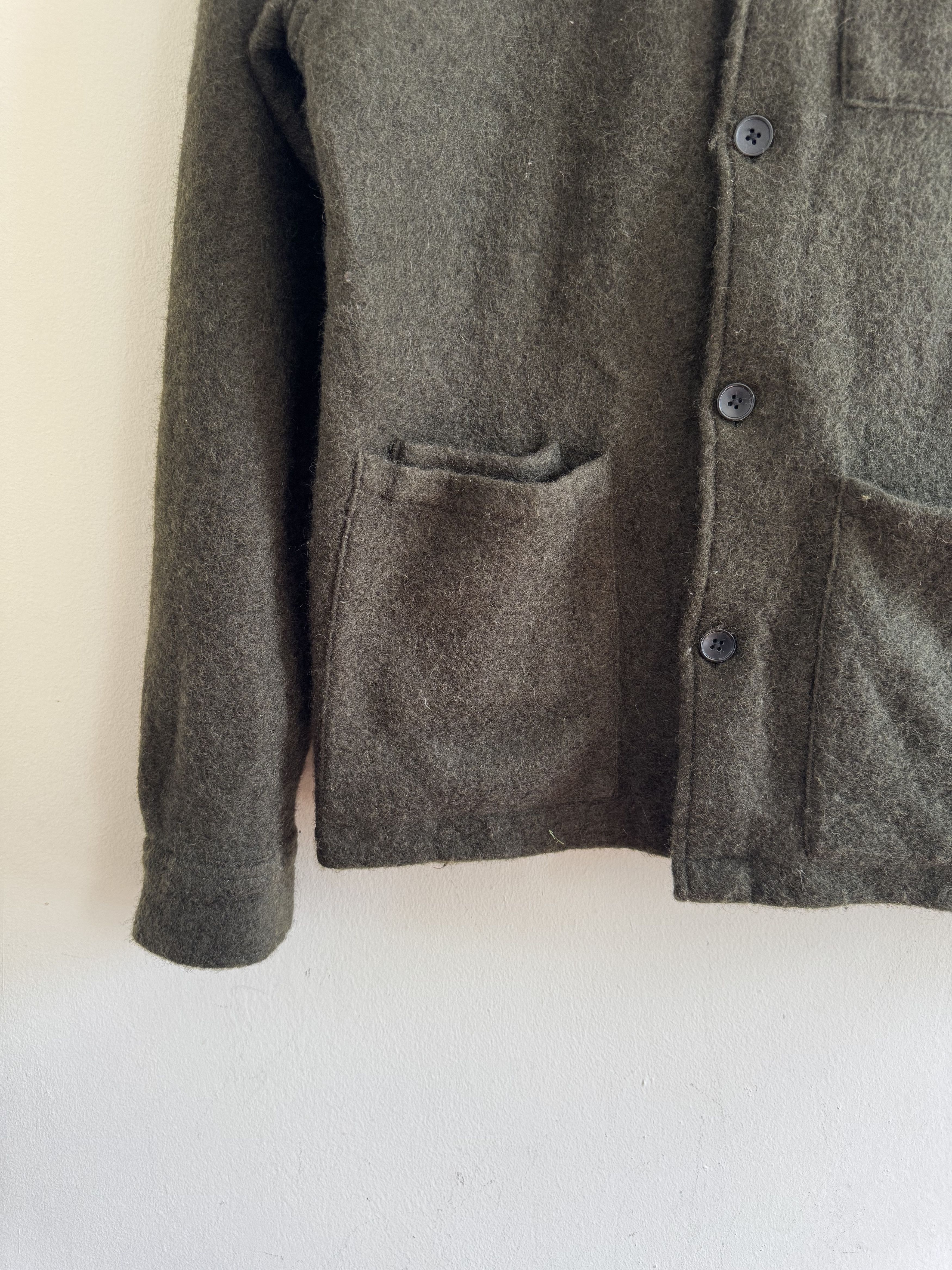 Anerkjendt Anerkjendt AKOSCAR Wool Double Pocket Overshirt Chore Coat Size US M / EU 48-50 / 2 - 3 Thumbnail