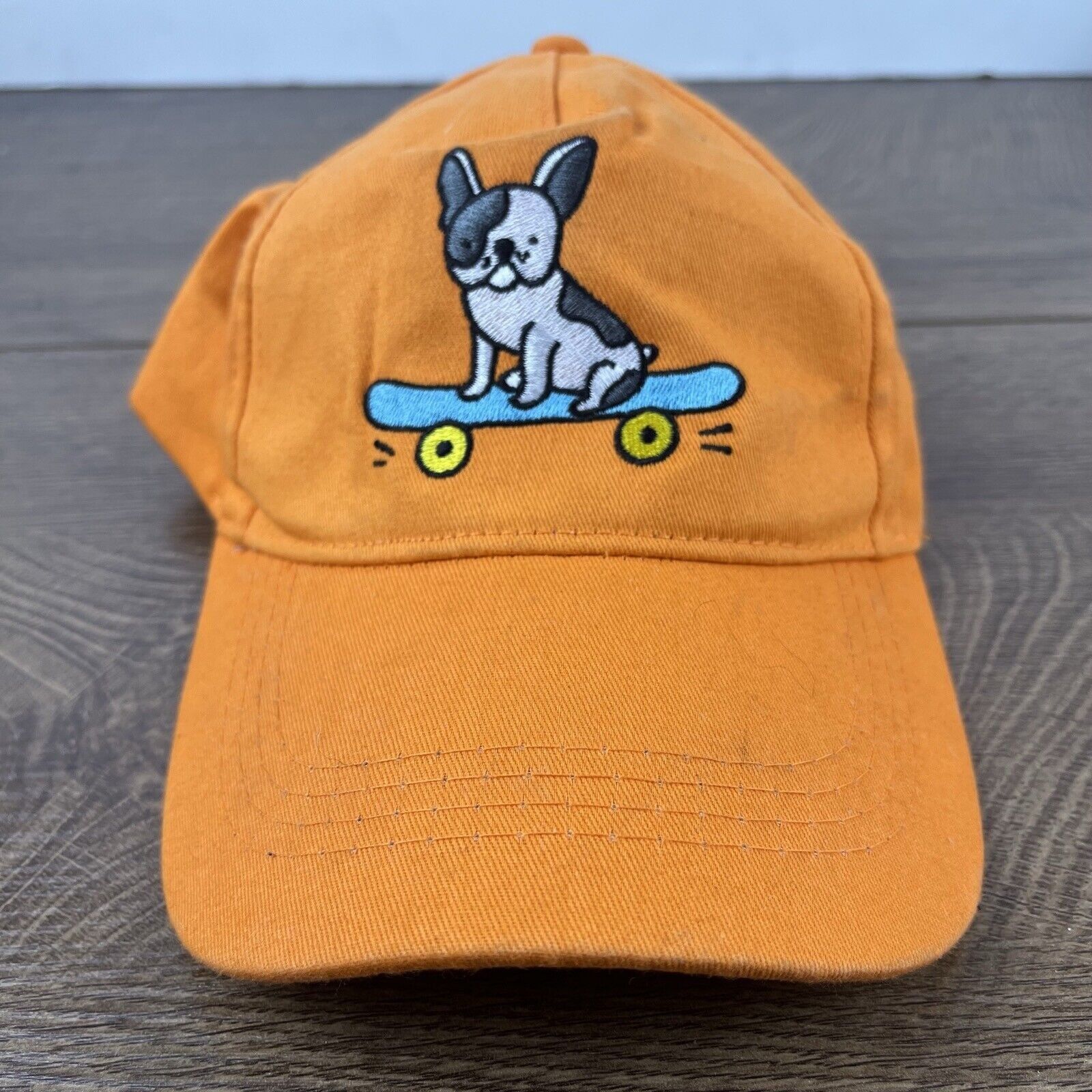 Other Skateboard Dog Hat Adjustable Hat Orange Adjustable Hat Adul Size ONE SIZE - 1 Thumbnail