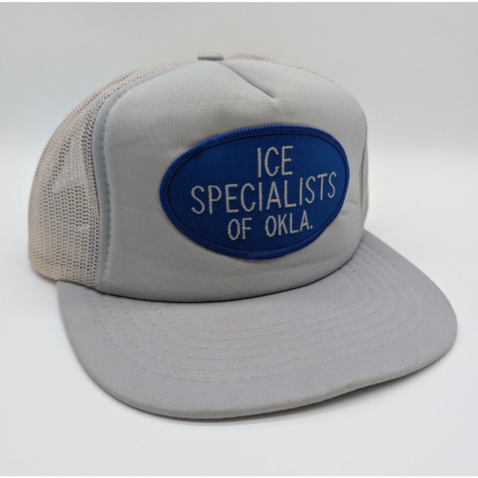 Yupong Vintage ICE SPECIALISTS of Oklahoma Snapback Trucker Hat Cap Size ONE SIZE - 3 Thumbnail