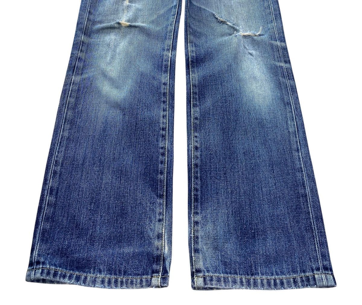 Japanese Brand Original Basic Light Wash Style Straight Leg Jeans Size US 30 / EU 46 - 5 Thumbnail