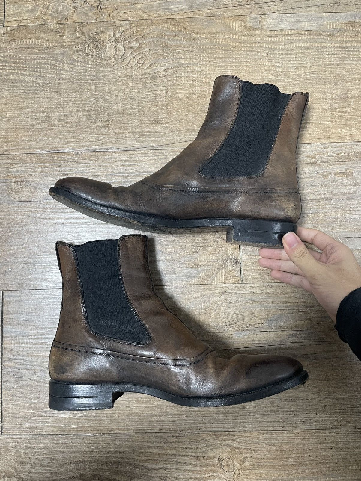 Hedi Slimane Dior Homme AW05 Chelsea Boots Size US 8 / EU 41 - 3 Thumbnail
