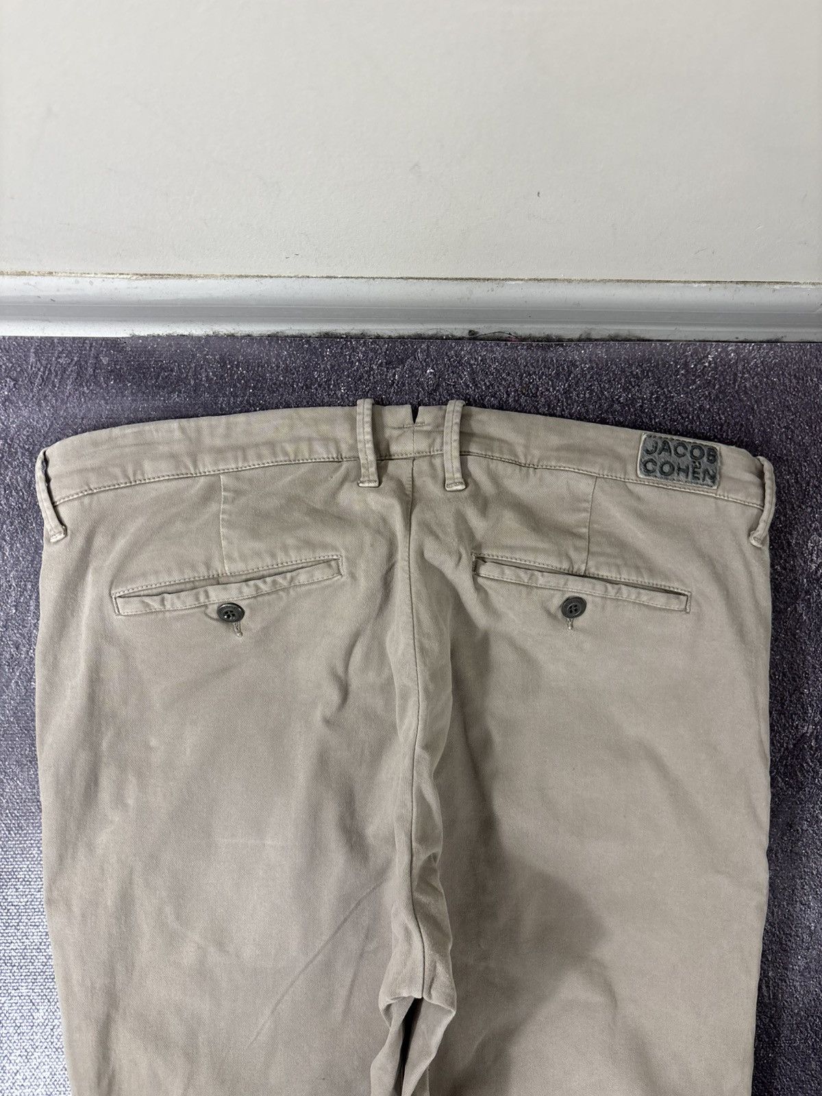 Jacob Cohen Jacob Cohen Bobby Men’s Beige Cotton Stretch Chino Pants Size US 36 / EU 52 - 24 Thumbnail
