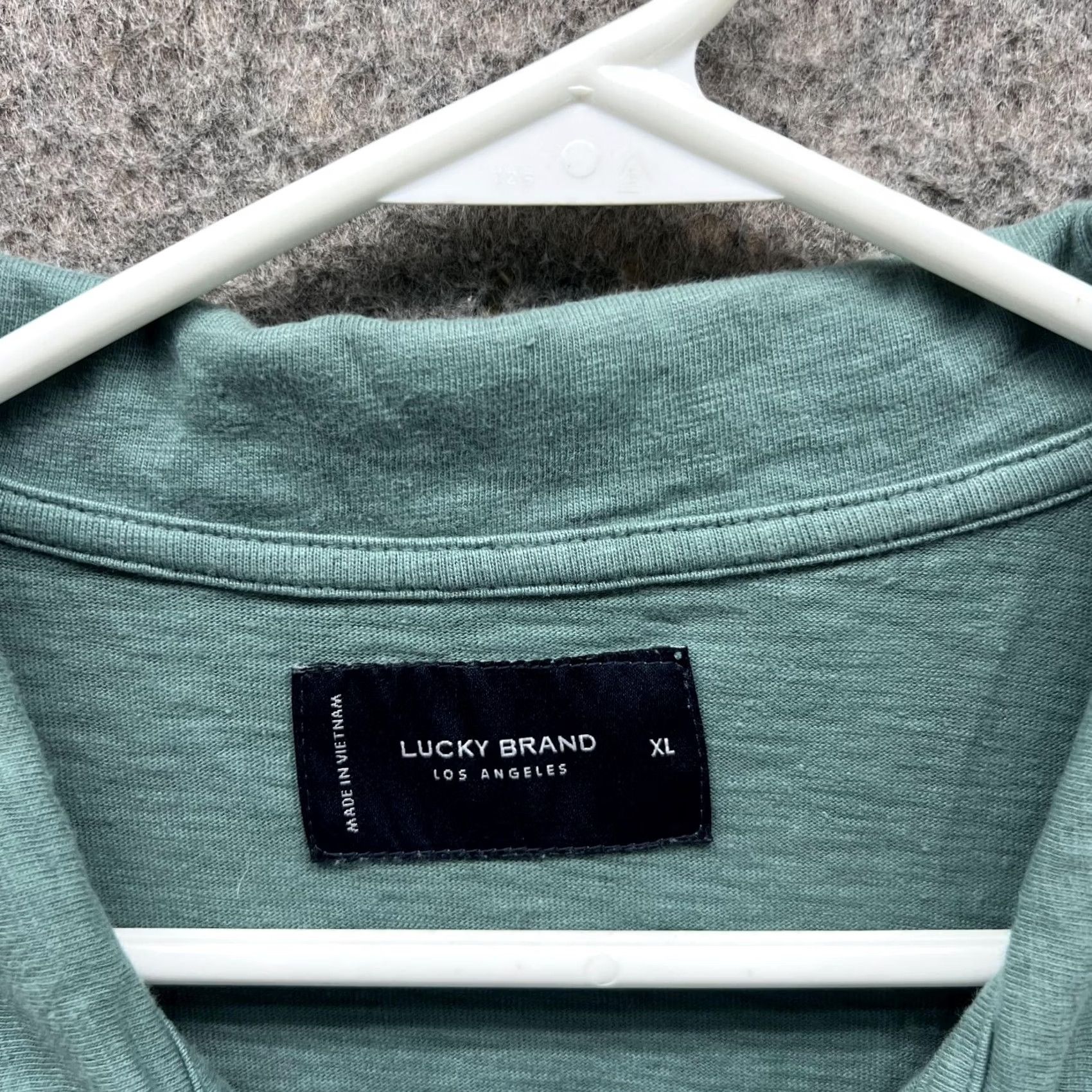 Lucky Brand Lucky Brand Polo Shirt Men XL Teal Blue Casual Preppy Logo Cotton XL Polo Shirt Men XL Teal Blue Casual Logo Pattern Solid Short Sleeve Vintage No Size US XL / EU 56 / 4 - 5 Thumbnail