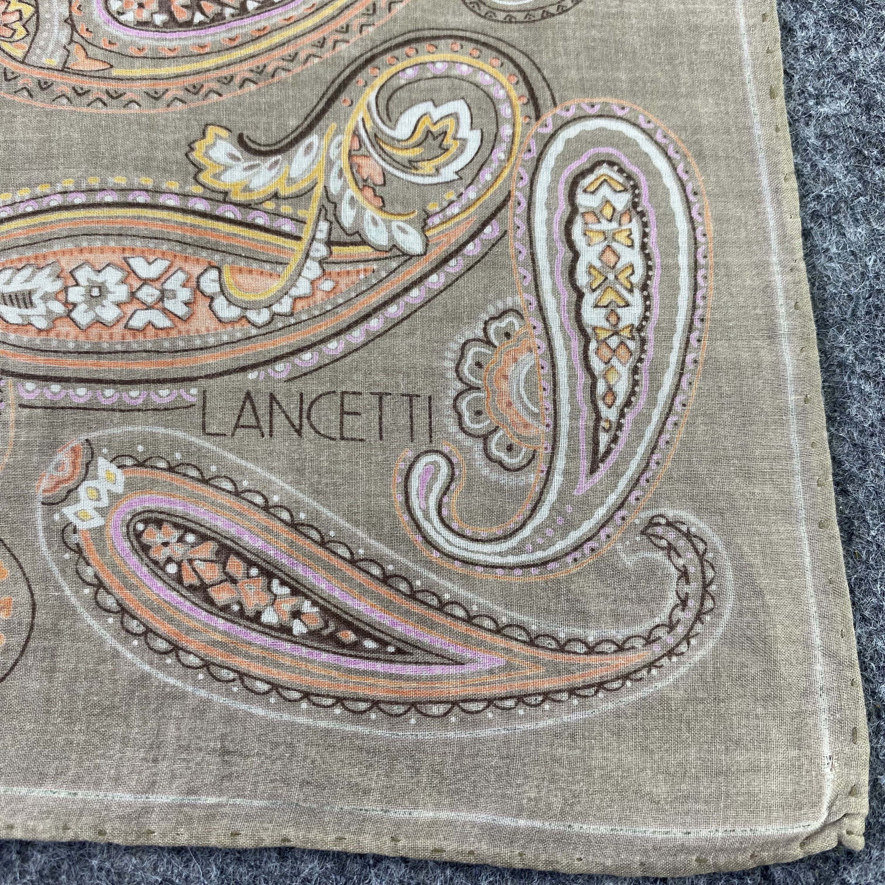 Lui di Lancetti Lancetti Paislee Handkerchief / Bandana / Neckerchief-B919 Size ONE SIZE - 5 Thumbnail