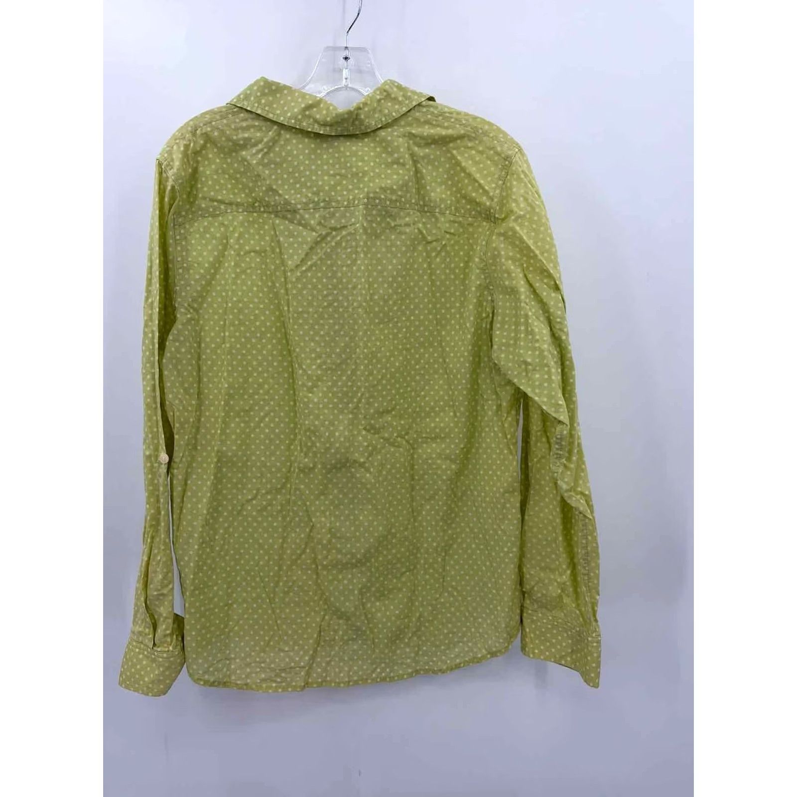 Vintage Jones NY Pre-Owned Green Button Down Polka Dot Size Large Shirt Size L / US 10 / IT 46 - 3 Thumbnail