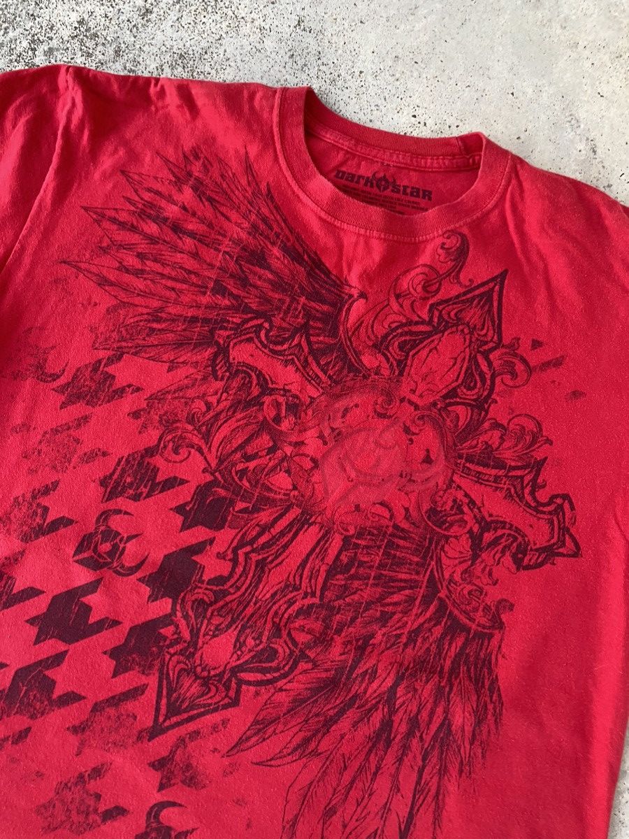 Affliction 2000s Affliction Styled Cross Wings Cyber Tees Size US L / EU 52-54 / 3 - 3 Thumbnail