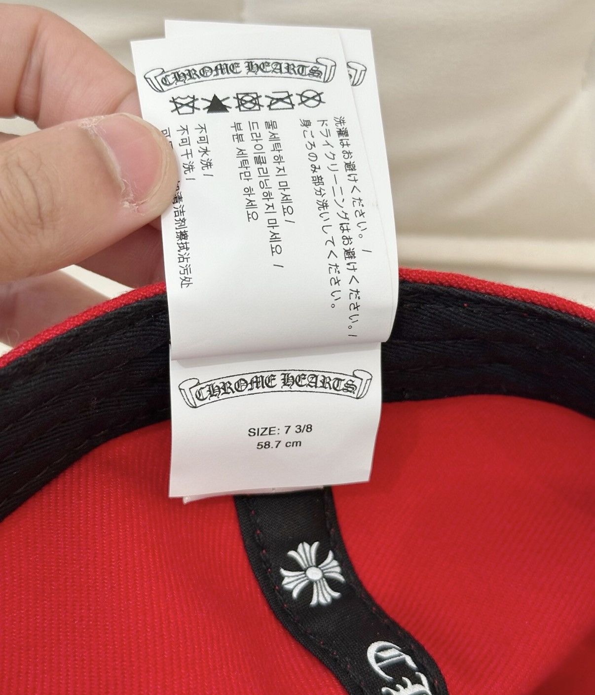 Chrome Hearts Chrome Hearts Red Vine Heart Embroidery Trucker Cap Size ONE SIZE - 6 Thumbnail