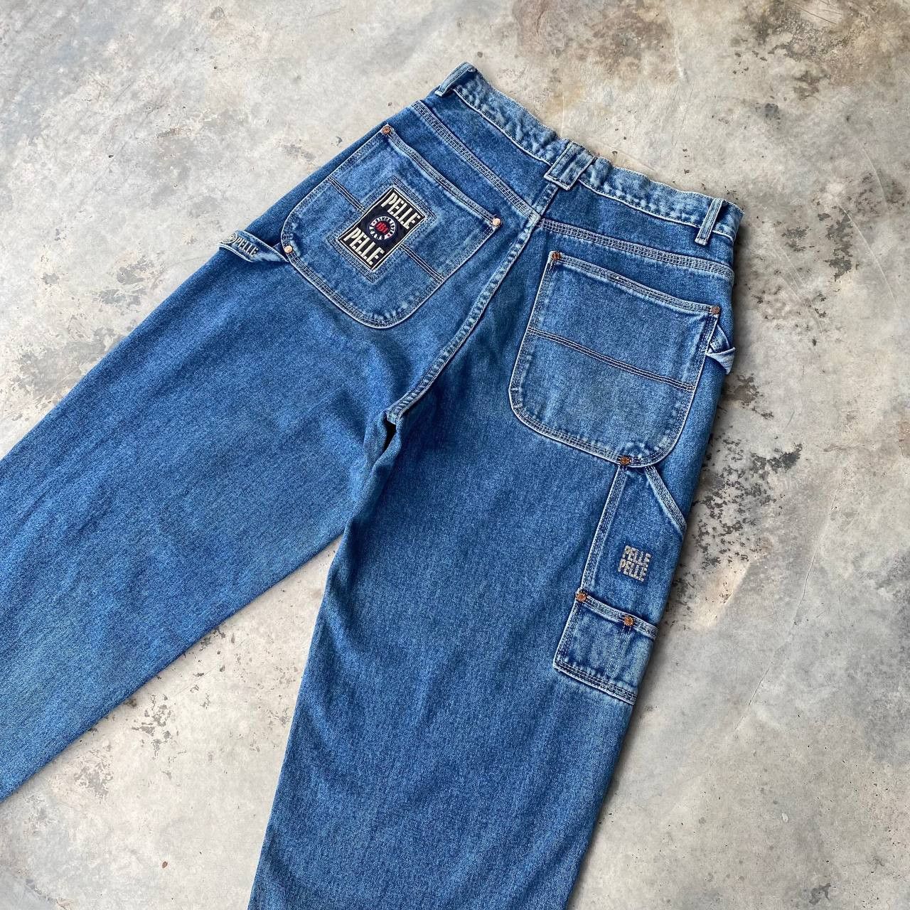 Pelle Pelle RARE VTG 90S PELLE PELLE M.BUCHANAN BAGGY WIDELEG JNCO STYLE Size US 30 / EU 46 - 2 Thumbnail