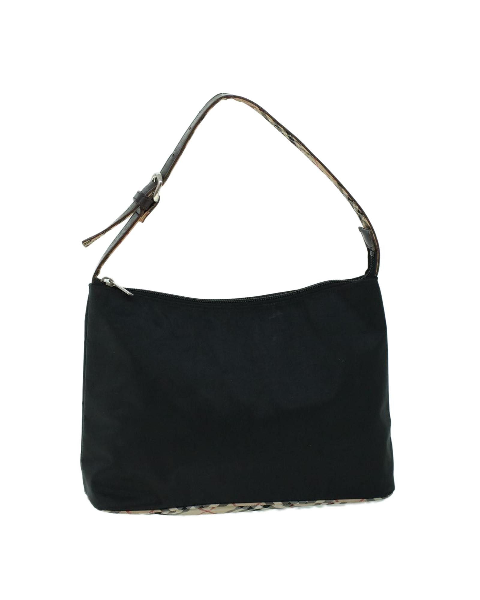 image of Burberry Versatile Black Synthetic Shoulder Bag, Women's