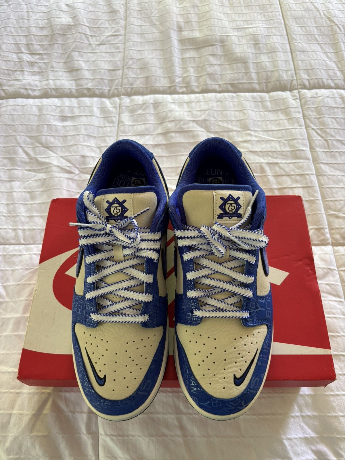 Nike Nike Dunk Low ‘Jackie Robinson’ Size US 10.5 / EU 43-44 - 3 Thumbnail