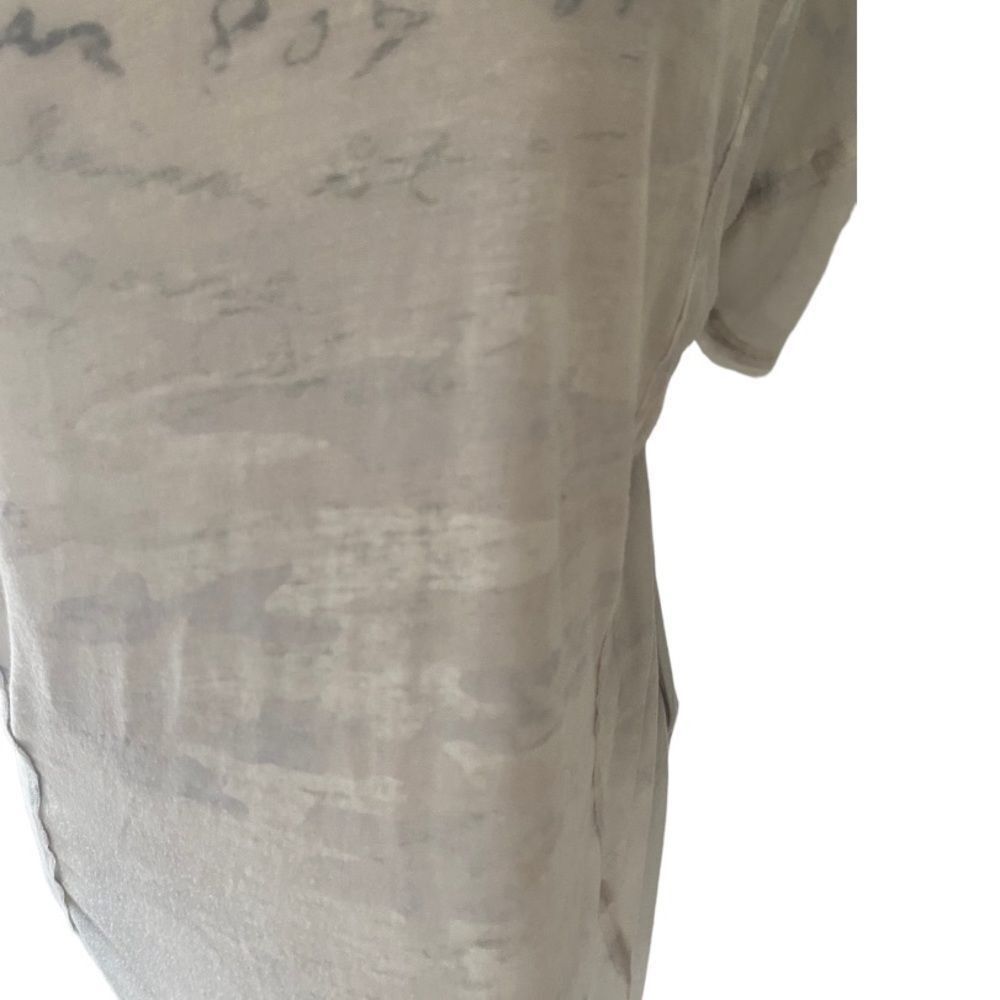 Lucky Brand Lucky Brand Women’s Sheer Burnout Oversized T-Shirt White Gr Size M / US 6-8 / IT 42-44 - 4 Thumbnail