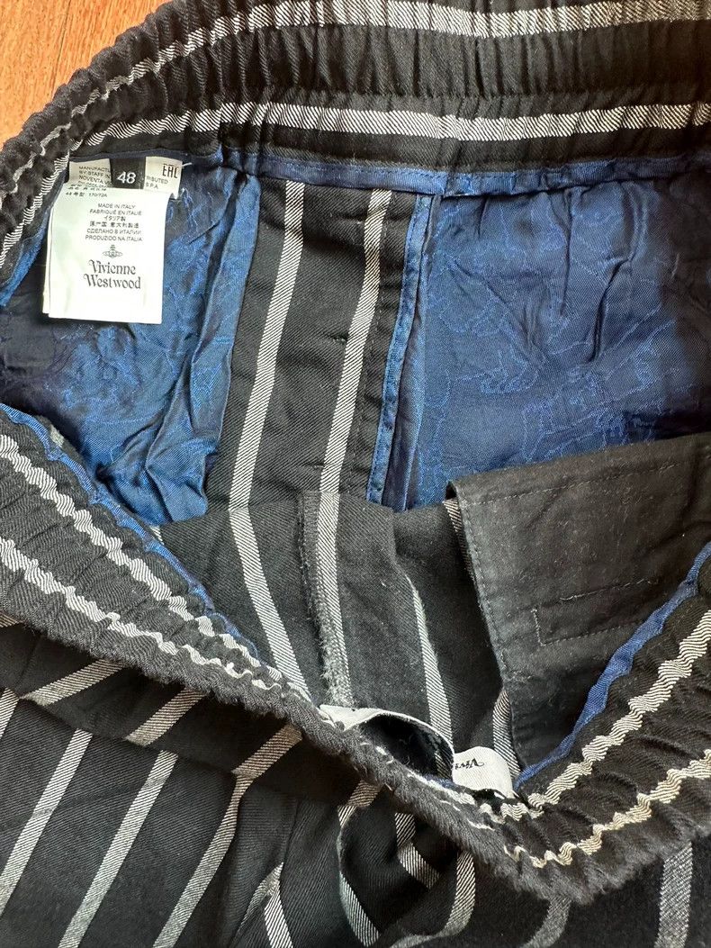 Loewe Loewe Thin cashmere striped trousers Size 32" / US 10 / IT 46 - 5 Thumbnail